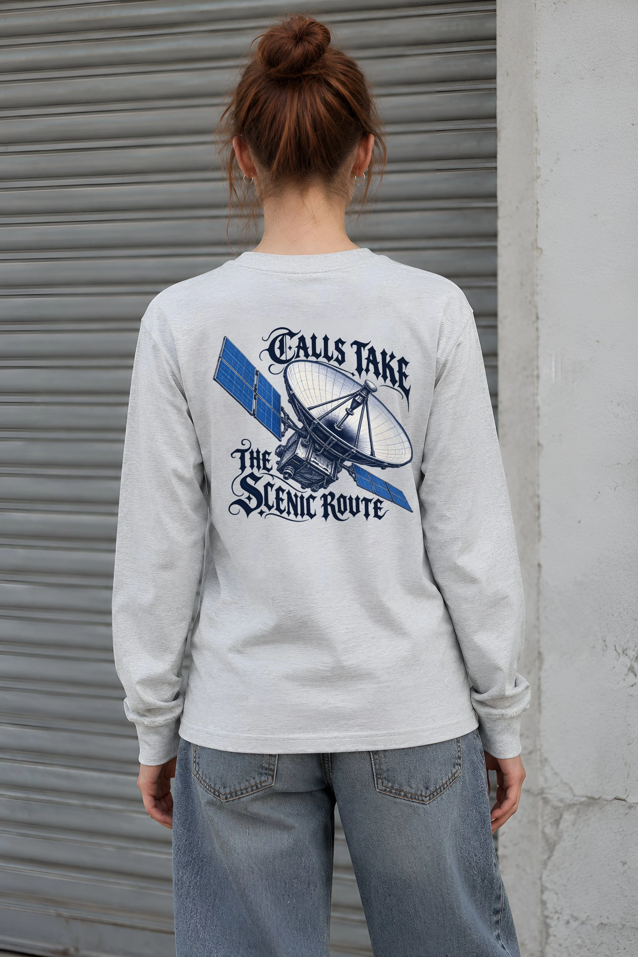 "Calls Take the Scenic Route" Unisex Longsleeve T-shirt