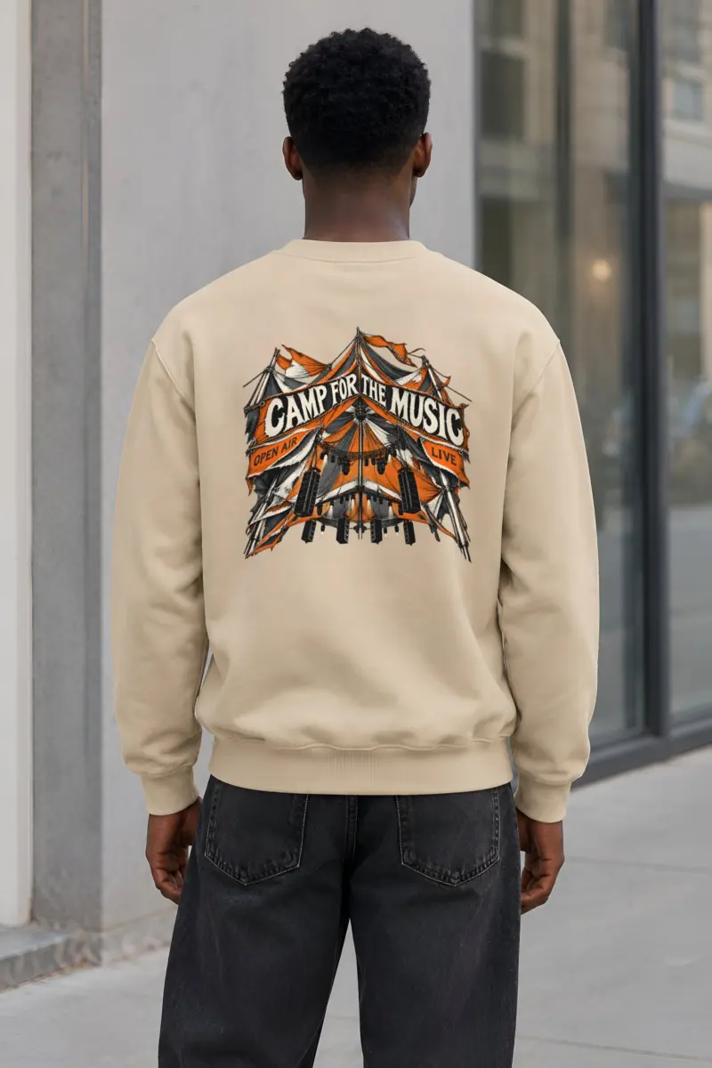 “Camp for the Music” Heavy Blend Unisex Crewneck Sweatshirt