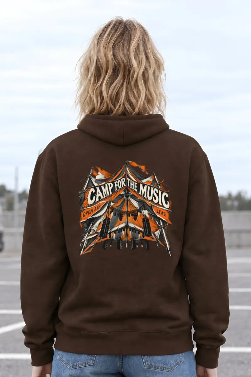 “Camp for the Music” Heavy Blend Unisex Pullover Hoodie