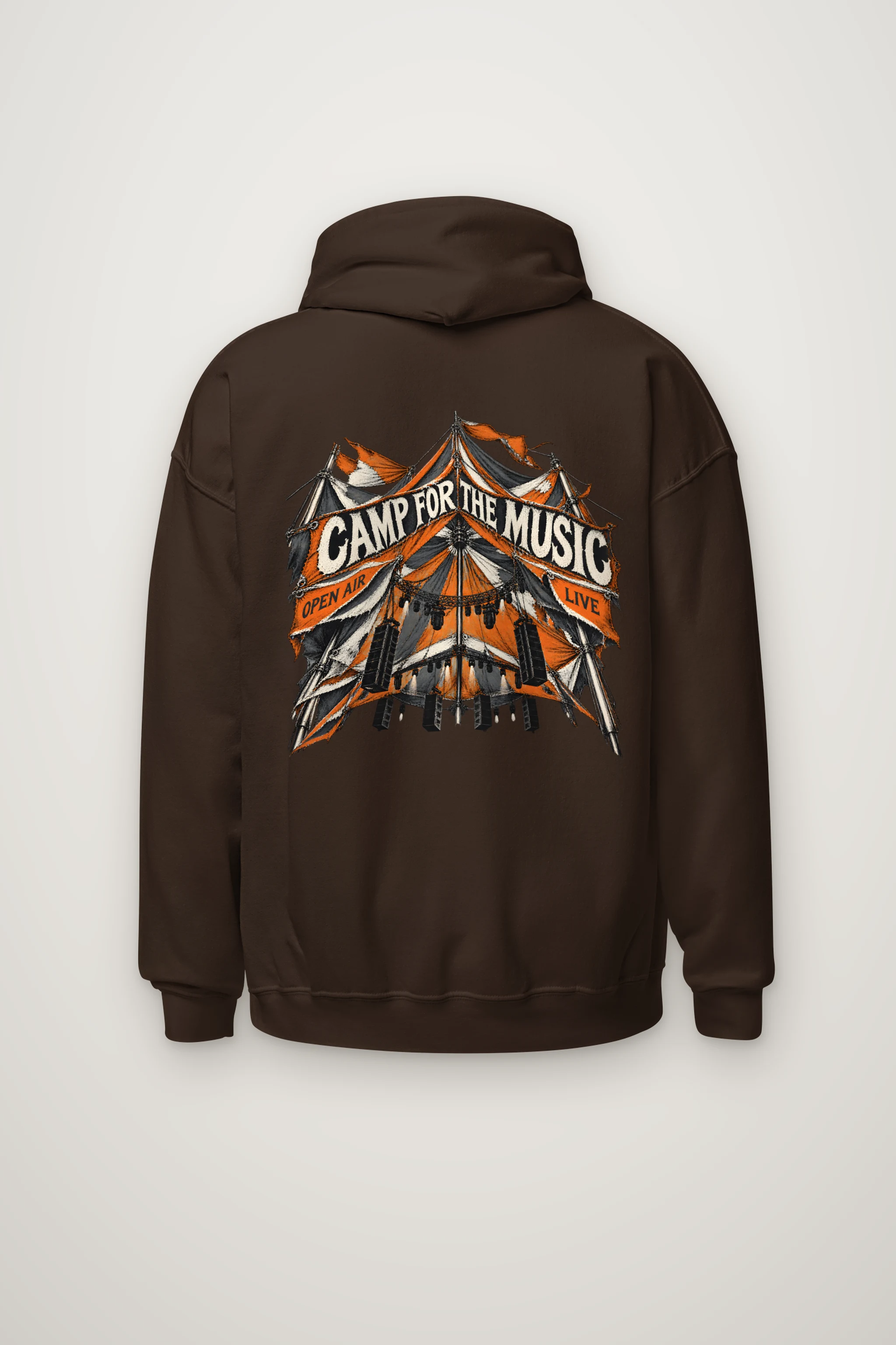 "Camp for the Music" Heavy Blend Unisex Pullover Hoodie