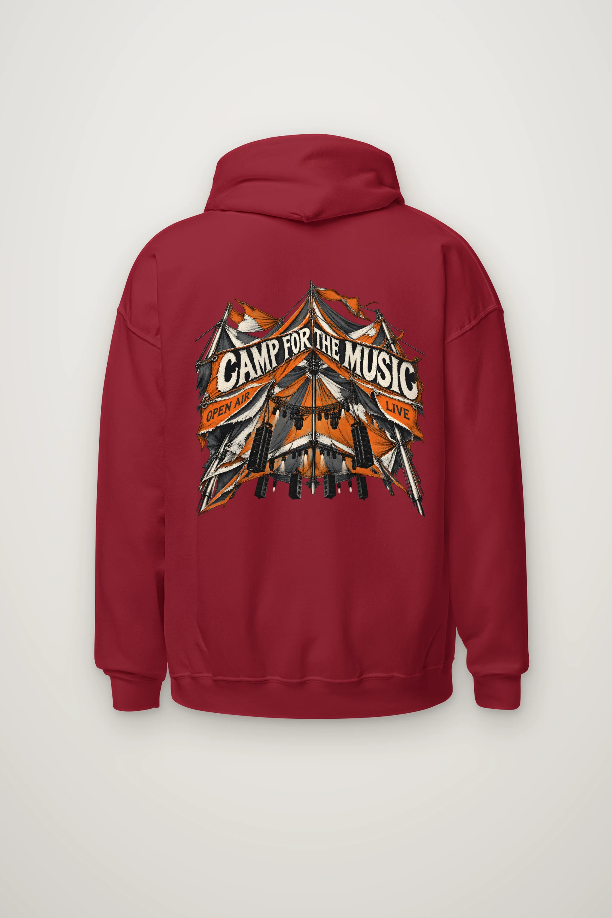 "Camp for the Music" Heavy Blend Unisex Pullover Hoodie