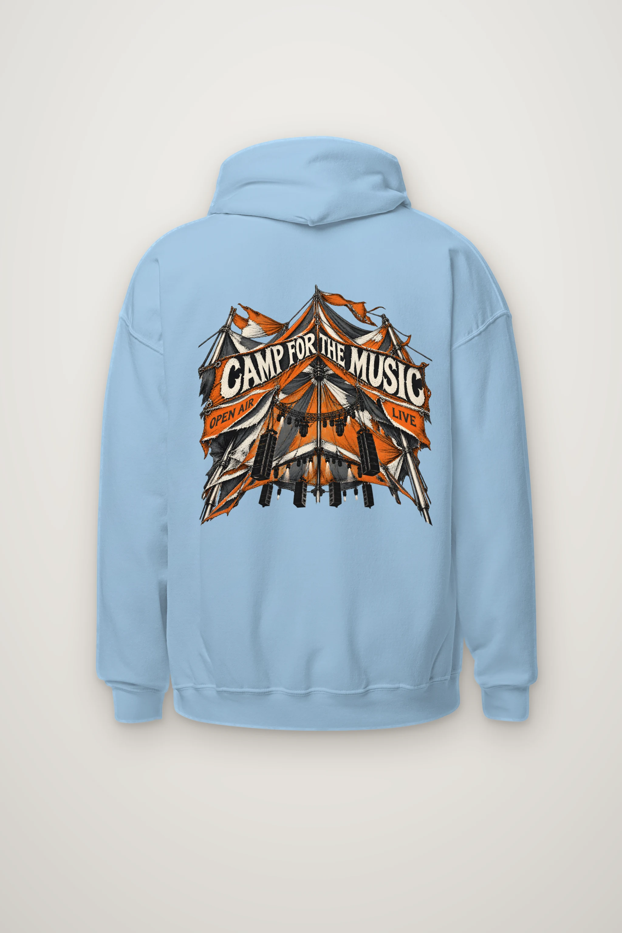 "Camp for the Music" Heavy Blend Unisex Pullover Hoodie