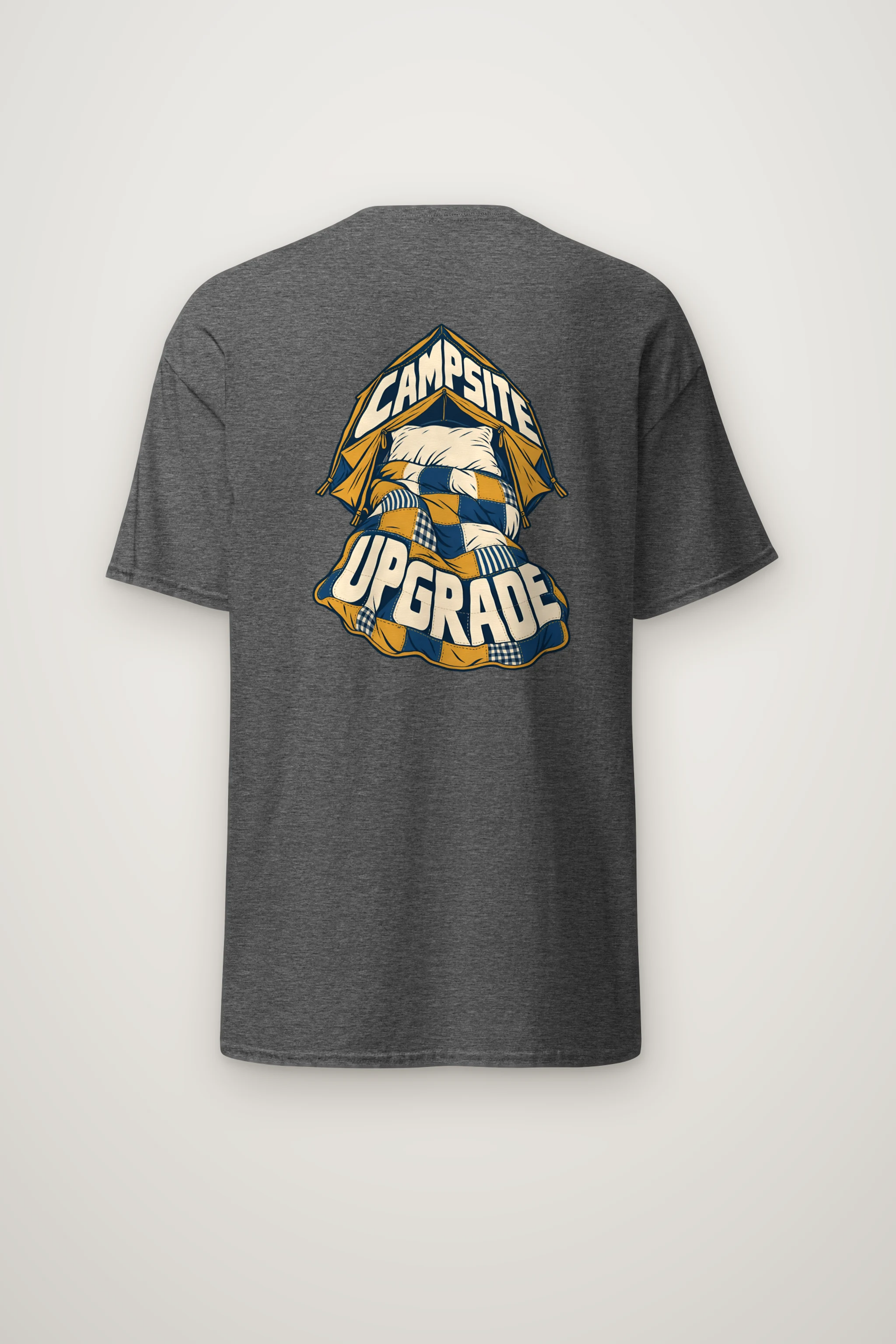 "Campsite Upgrade" Heavyweight Unisex Crewneck T-shirt