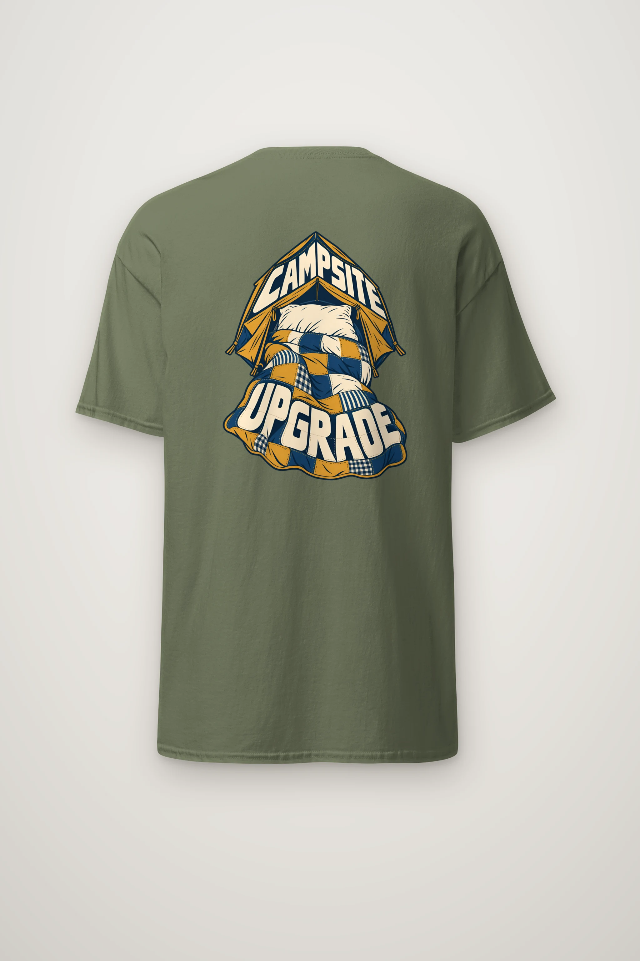 "Campsite Upgrade" Heavyweight Unisex Crewneck T-shirt