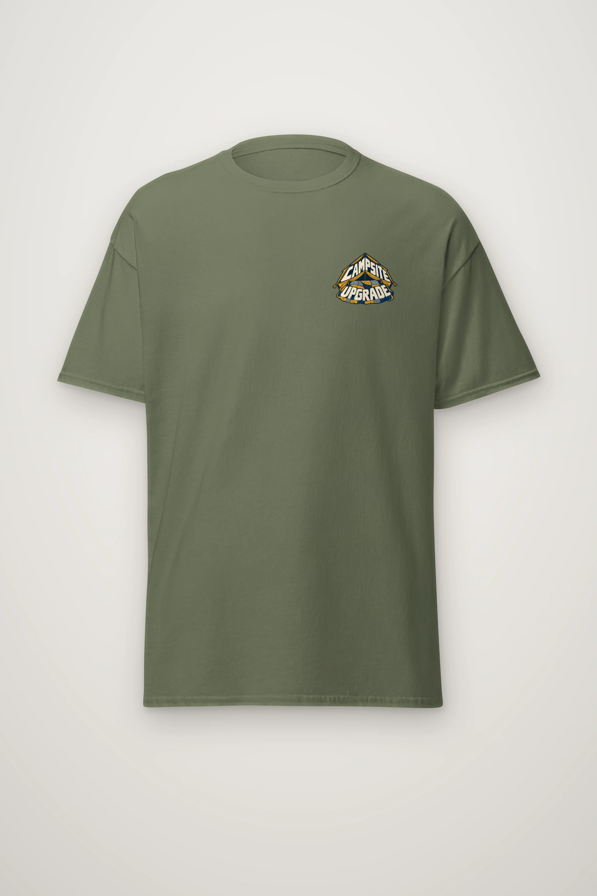 "Campsite Upgrade" Heavyweight Unisex Crewneck T-shirt