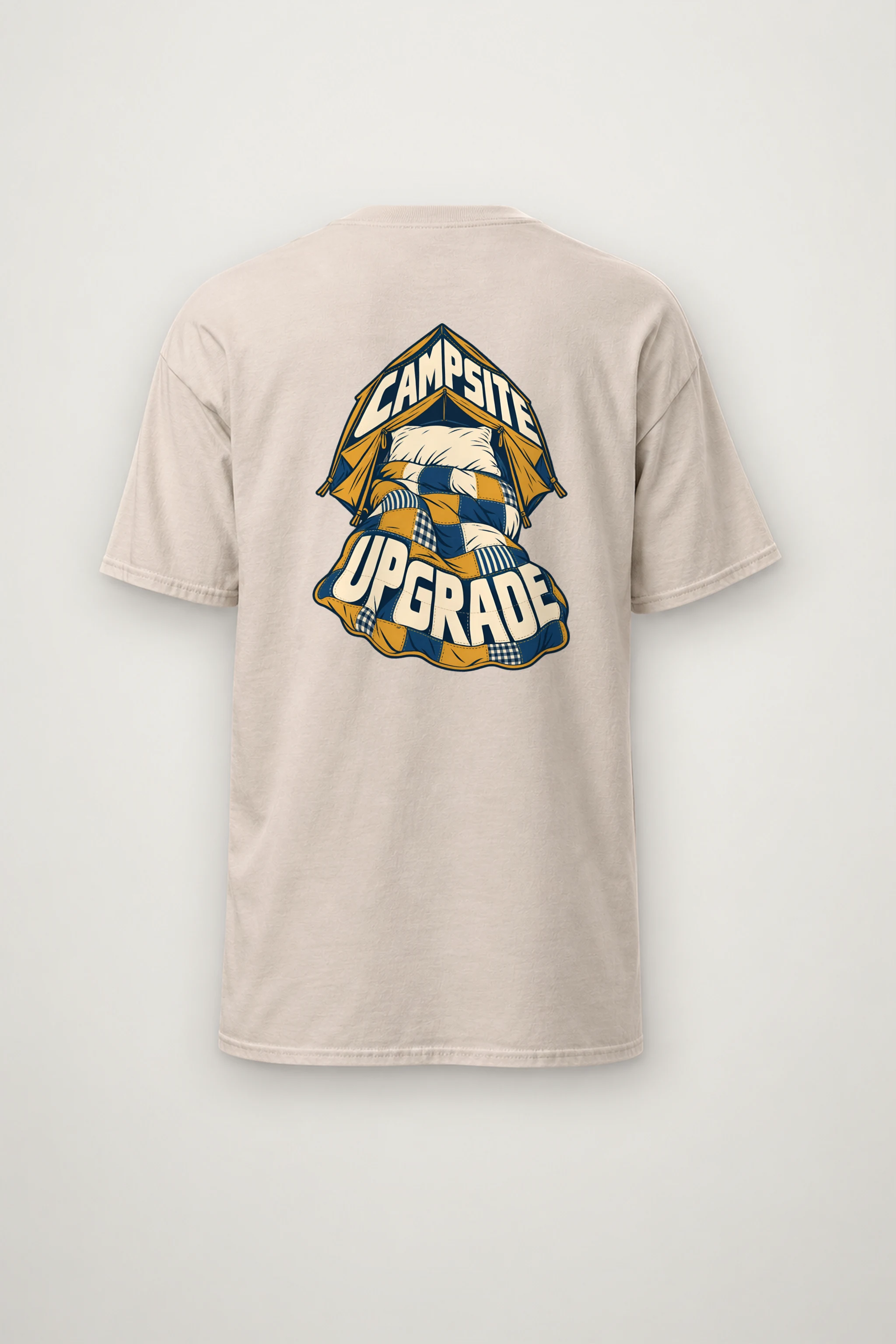 "Campsite Upgrade" Heavyweight Unisex Crewneck T-shirt