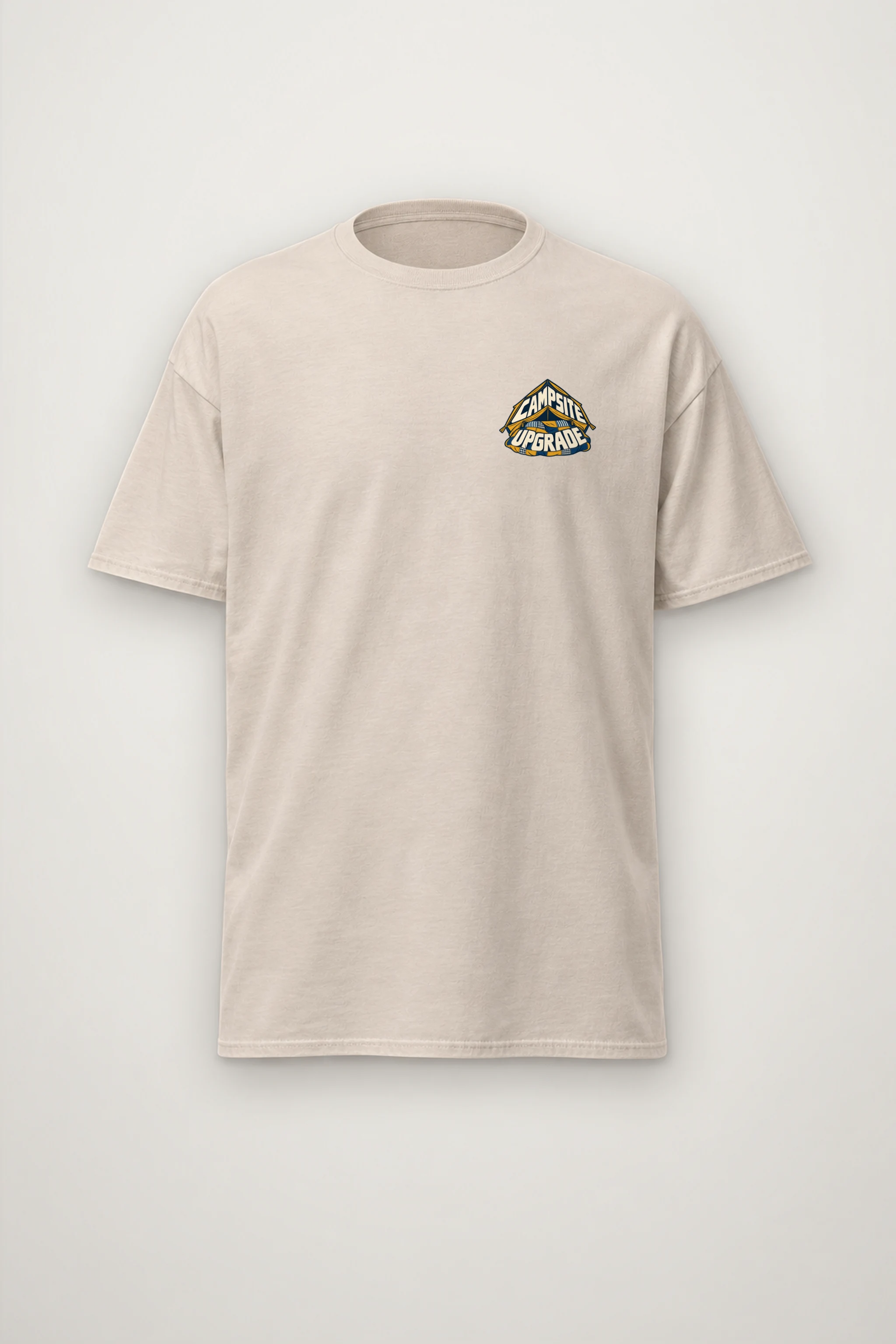 "Campsite Upgrade" Heavyweight Unisex Crewneck T-shirt