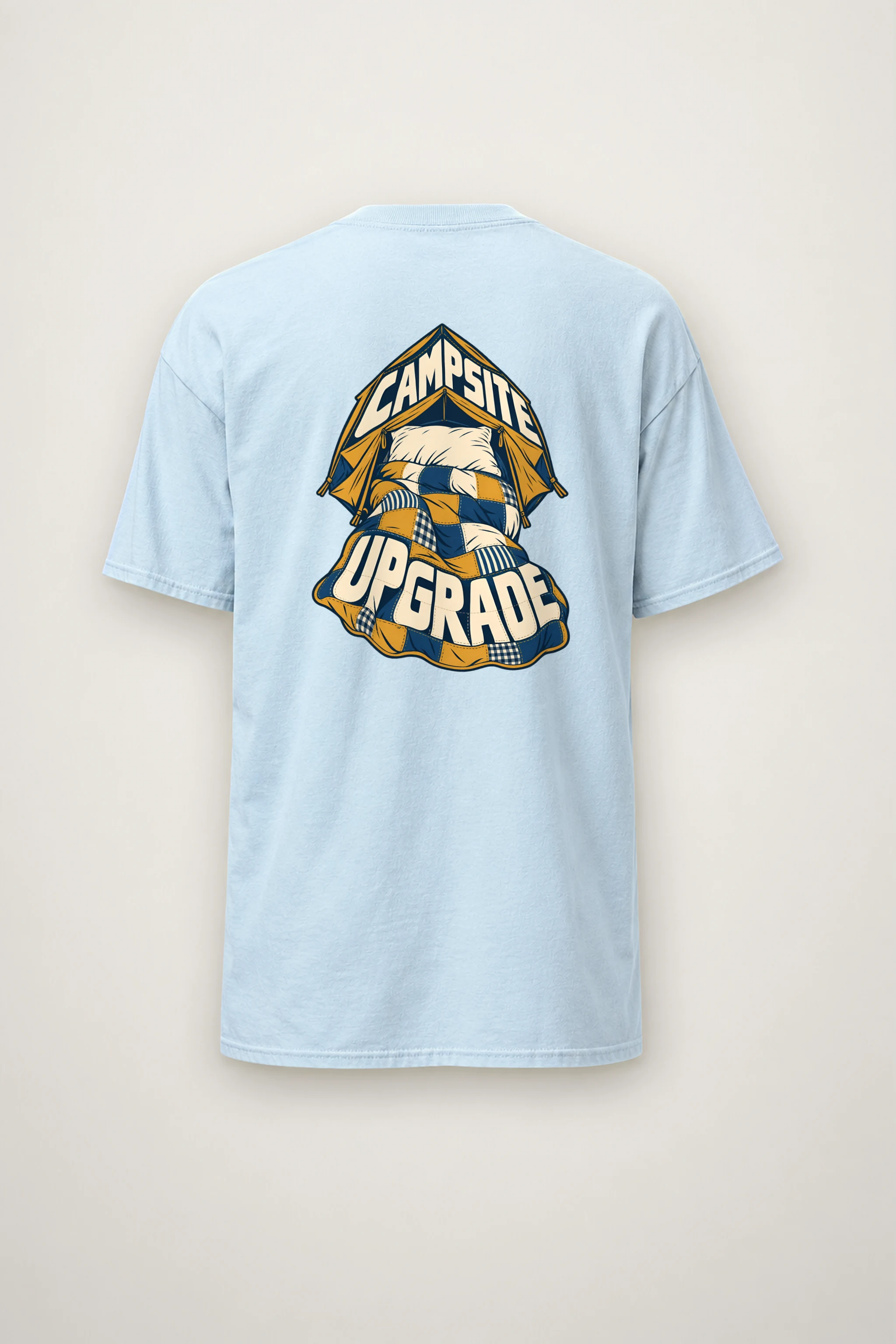 "Campsite Upgrade" Heavyweight Unisex Crewneck T-shirt