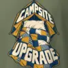 "Campsite Upgrade" Heavyweight Unisex Crewneck T-shirt