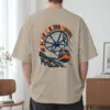 "Can We Go Around Again" Men's Oversized Heavyweight Crewneck T-Shirt