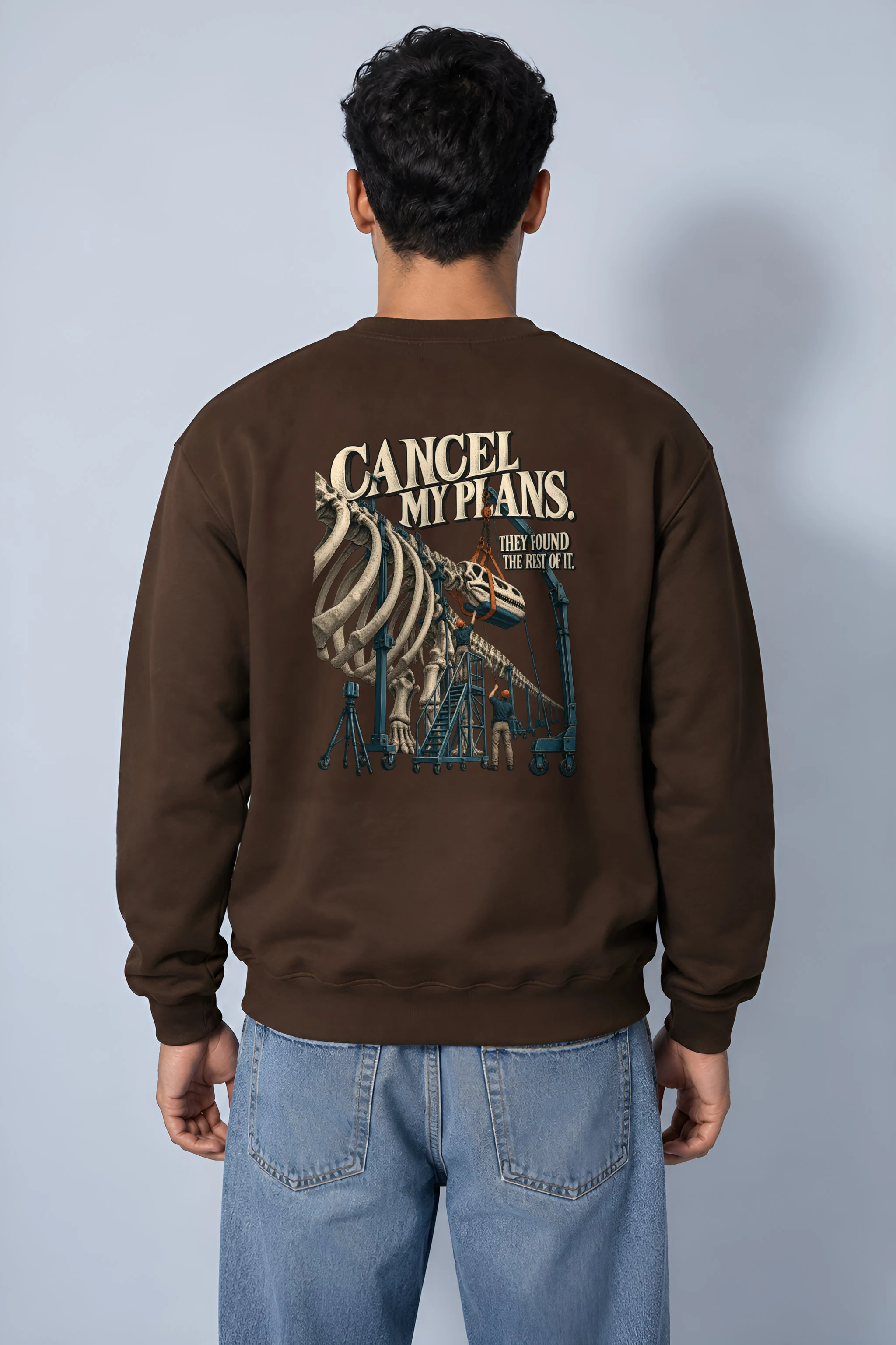 "Cancel My Plans" Heavy Blend Unisex Crewneck Sweatshirt