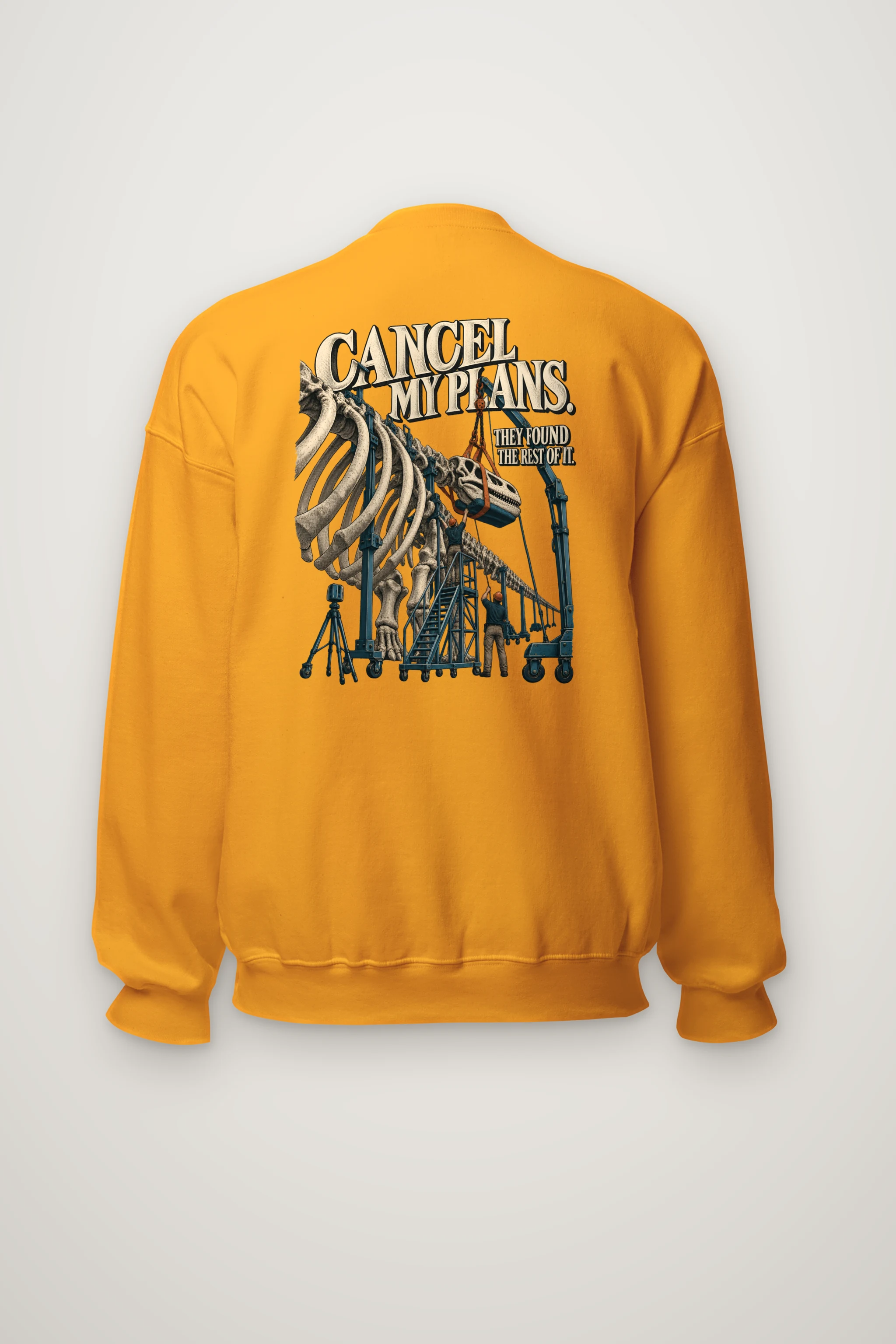 "Cancel My Plans" Heavy Blend Unisex Crewneck Sweatshirt