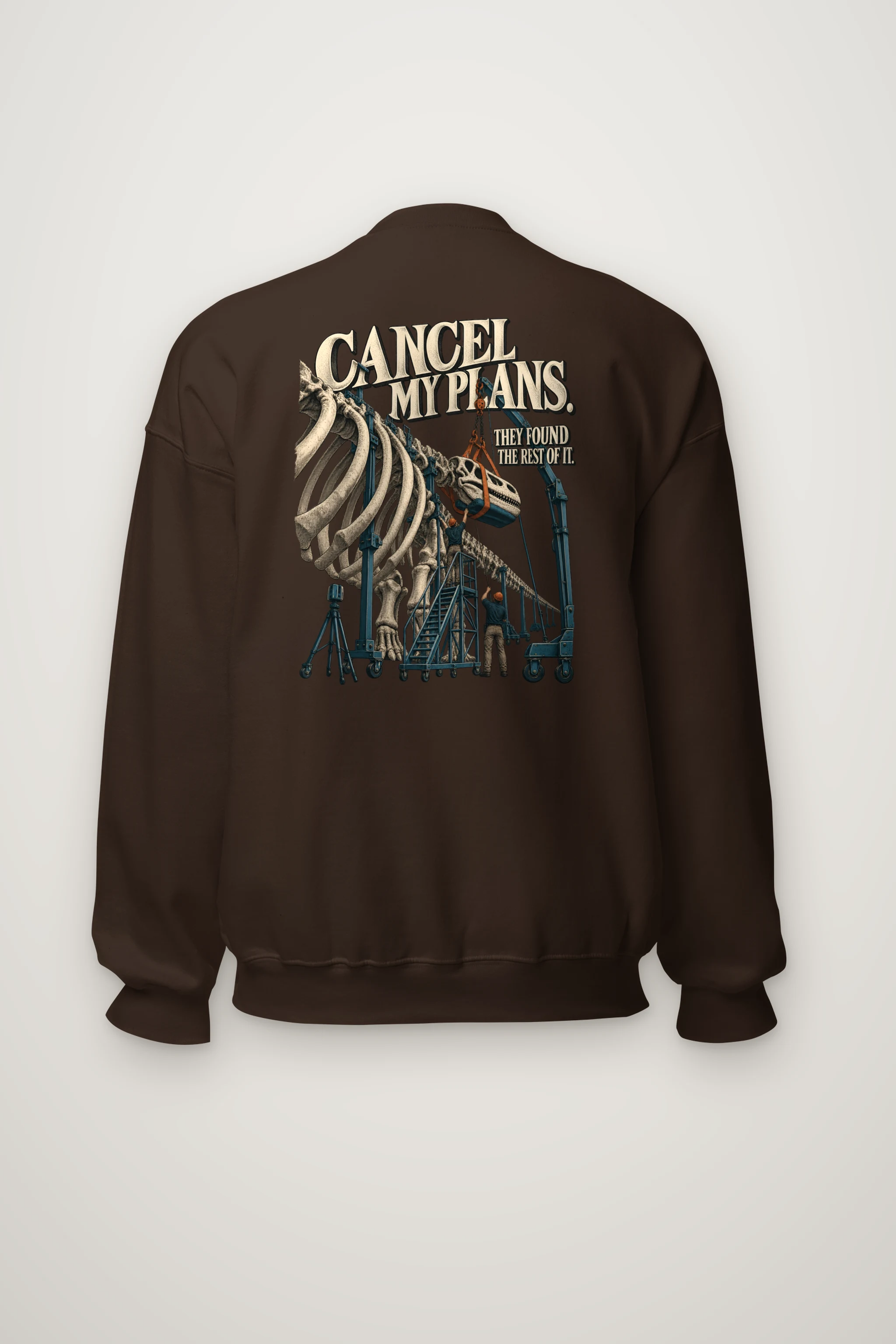 "Cancel My Plans" Heavy Blend Unisex Crewneck Sweatshirt