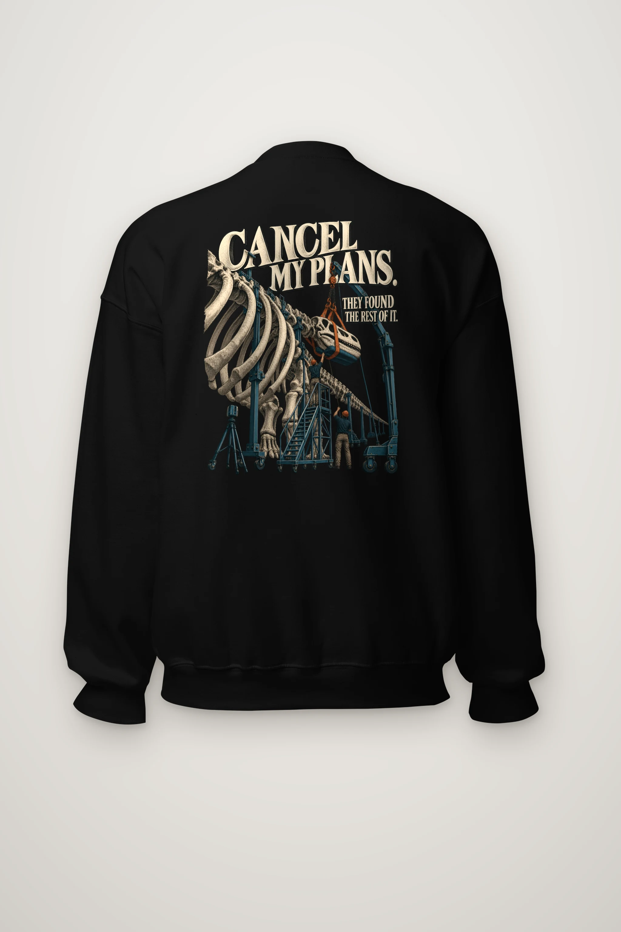 "Cancel My Plans" Heavy Blend Unisex Crewneck Sweatshirt