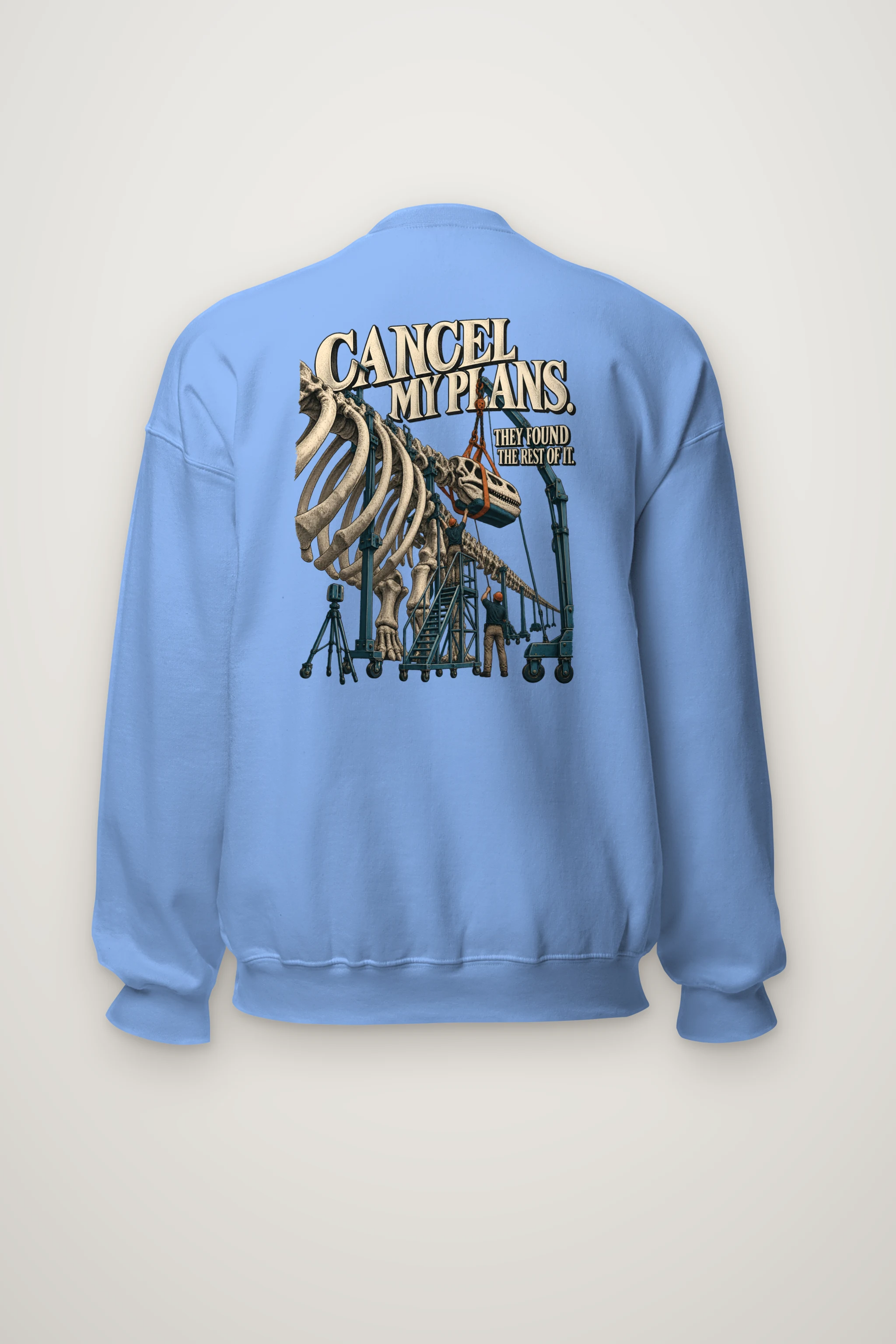 "Cancel My Plans" Heavy Blend Unisex Crewneck Sweatshirt