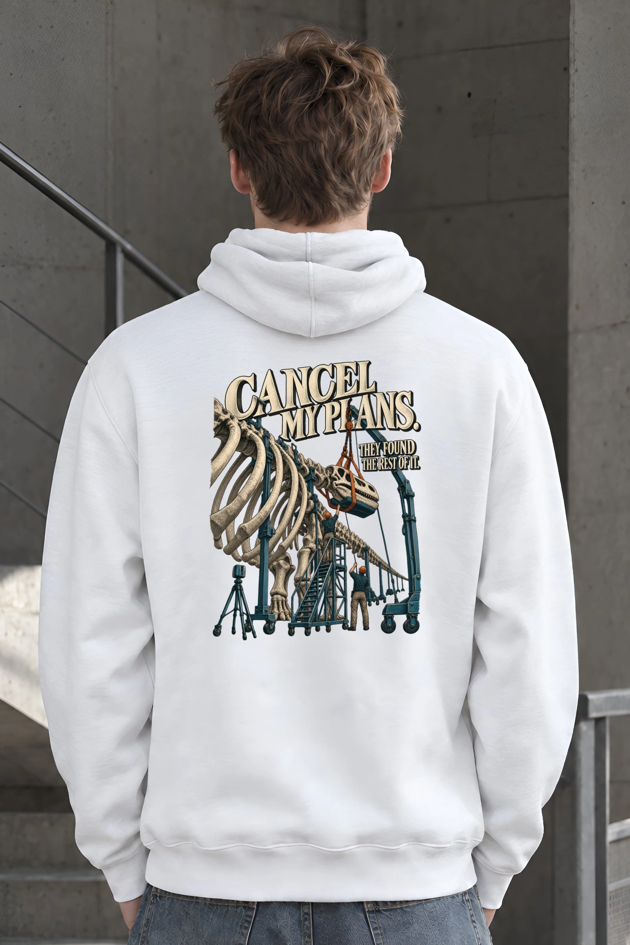 "Cancel My Plans" Heavy Blend Unisex Pullover Hoodie