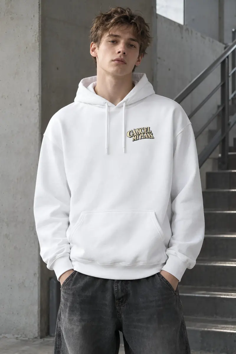 "Cancel My Plans" Heavy Blend Unisex Pullover Hoodie