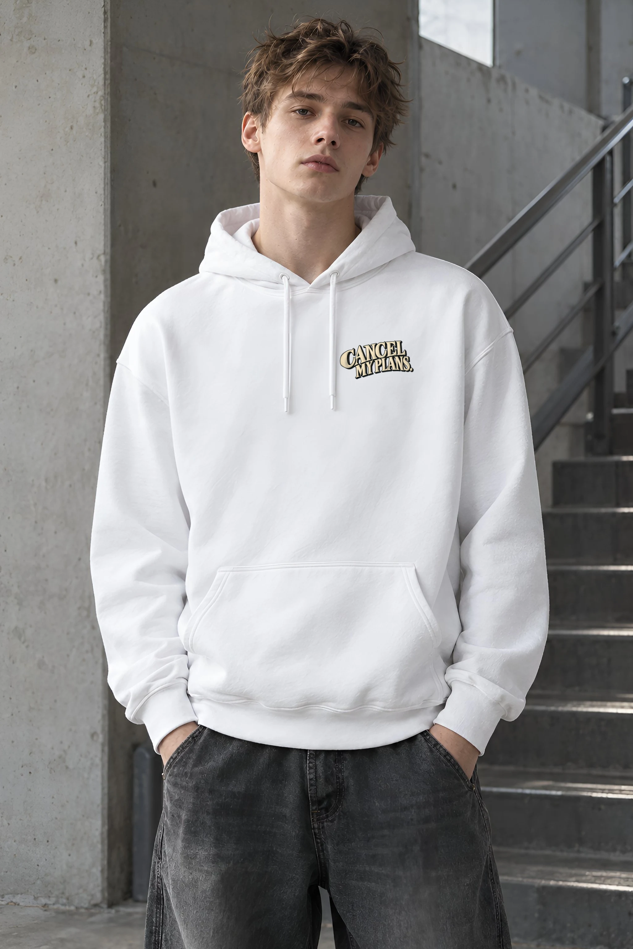 "Cancel My Plans" Heavy Blend Unisex Pullover Hoodie