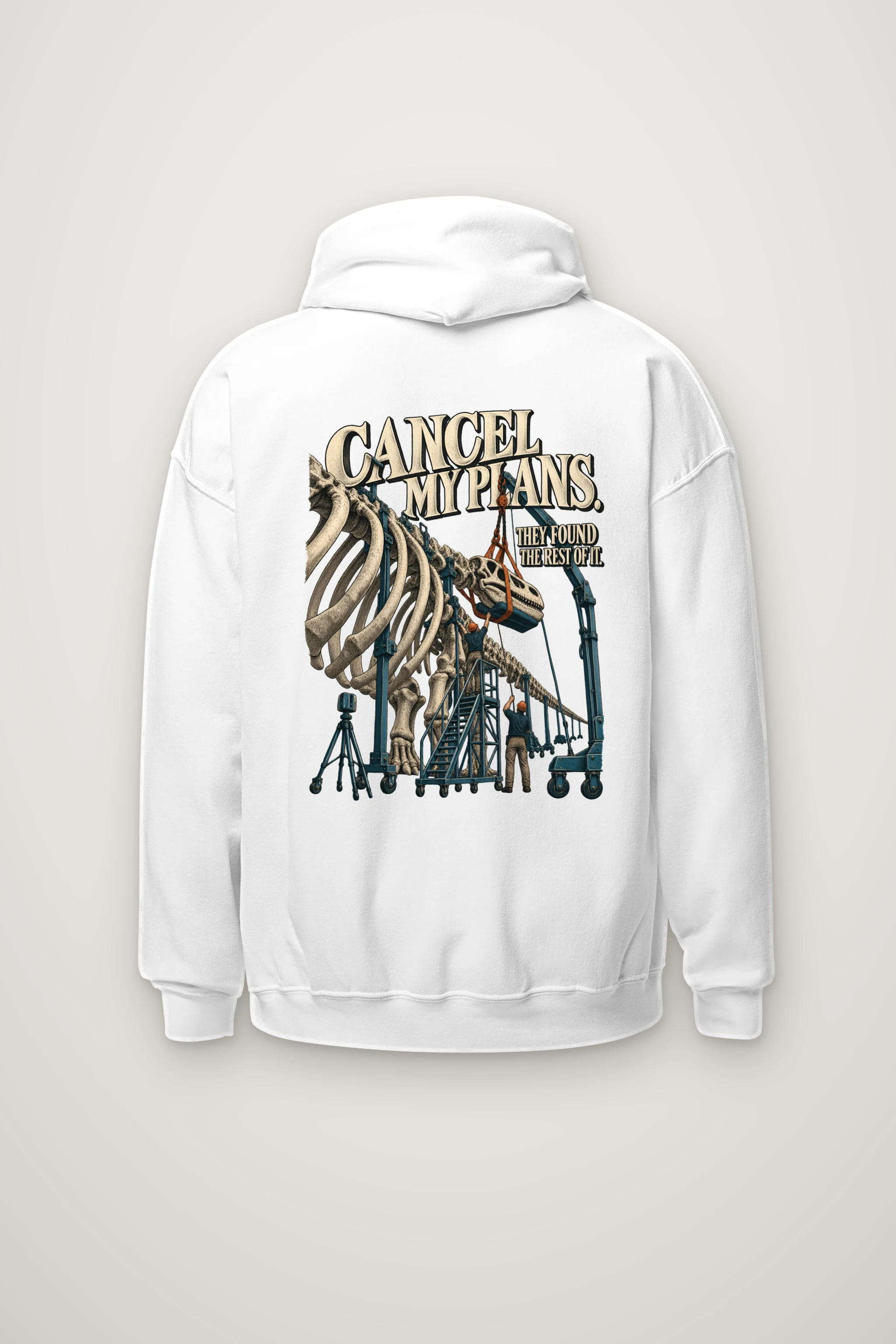 "Cancel My Plans" Heavy Blend Unisex Pullover Hoodie