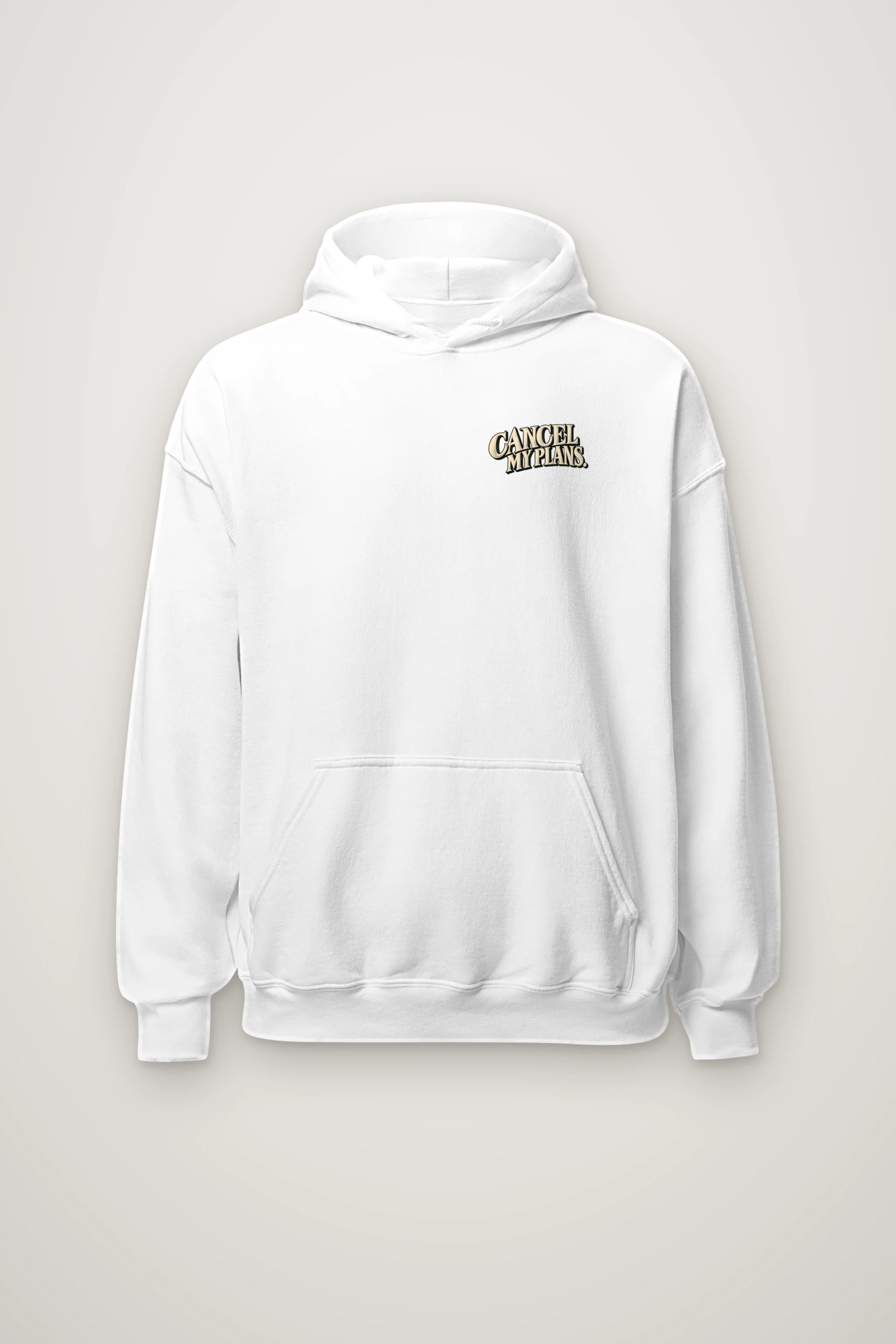 "Cancel My Plans" Heavy Blend Unisex Pullover Hoodie