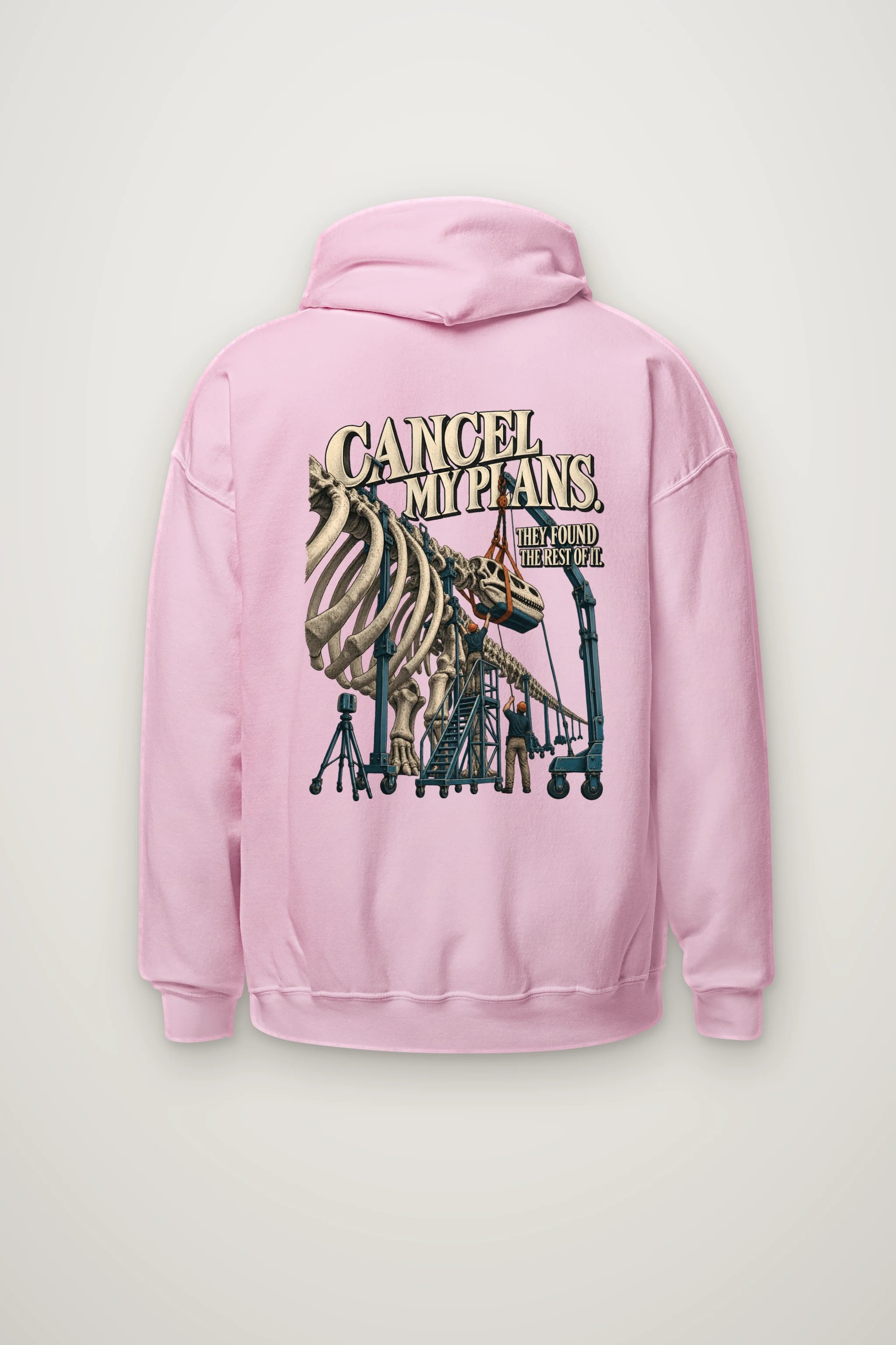 "Cancel My Plans" Heavy Blend Unisex Pullover Hoodie