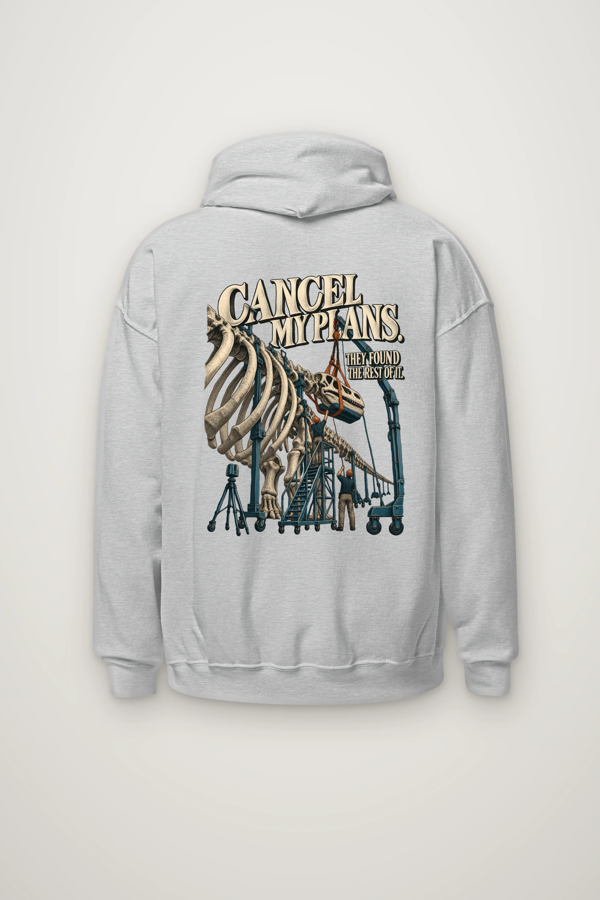 "Cancel My Plans" Heavy Blend Unisex Pullover Hoodie