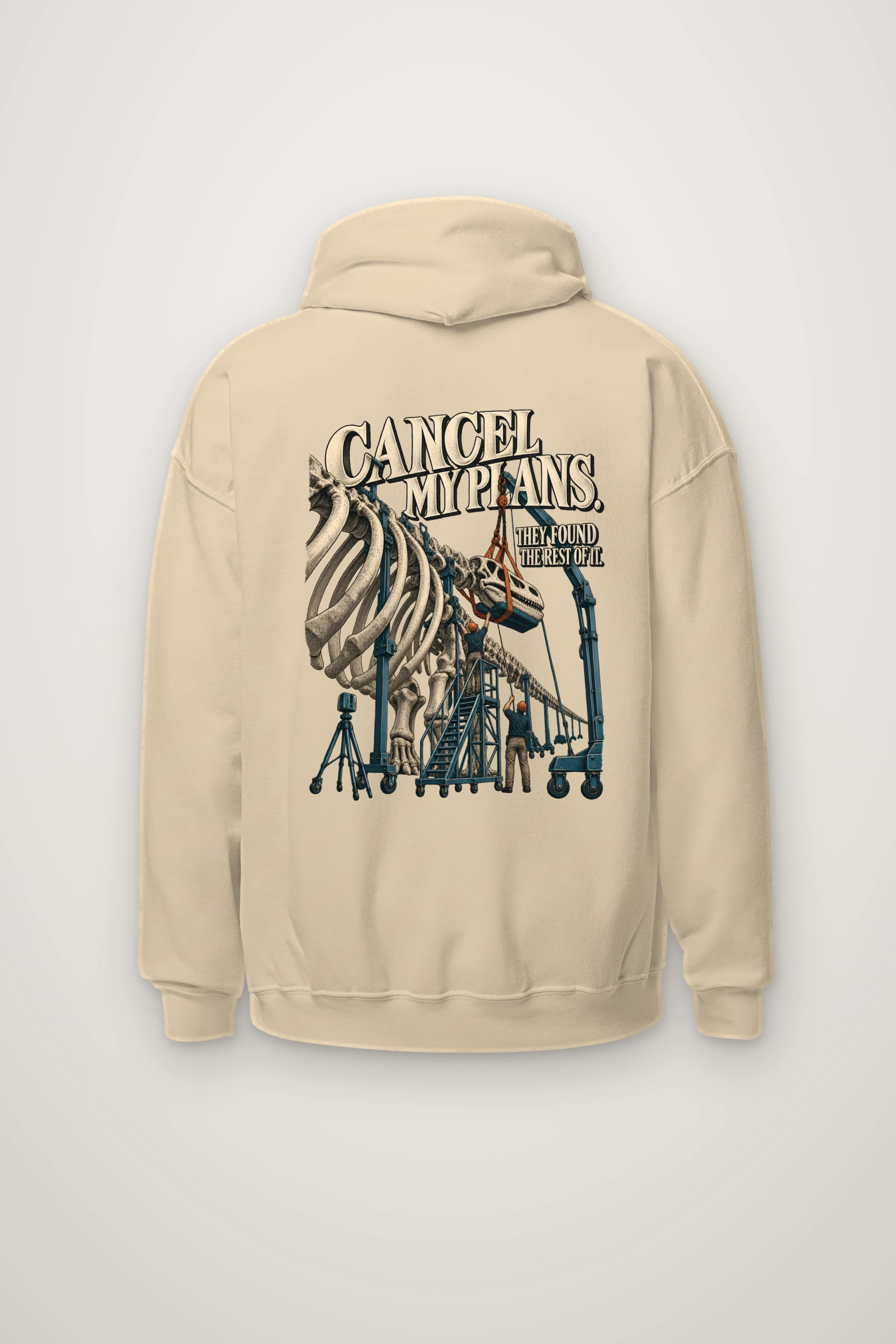 "Cancel My Plans" Heavy Blend Unisex Pullover Hoodie