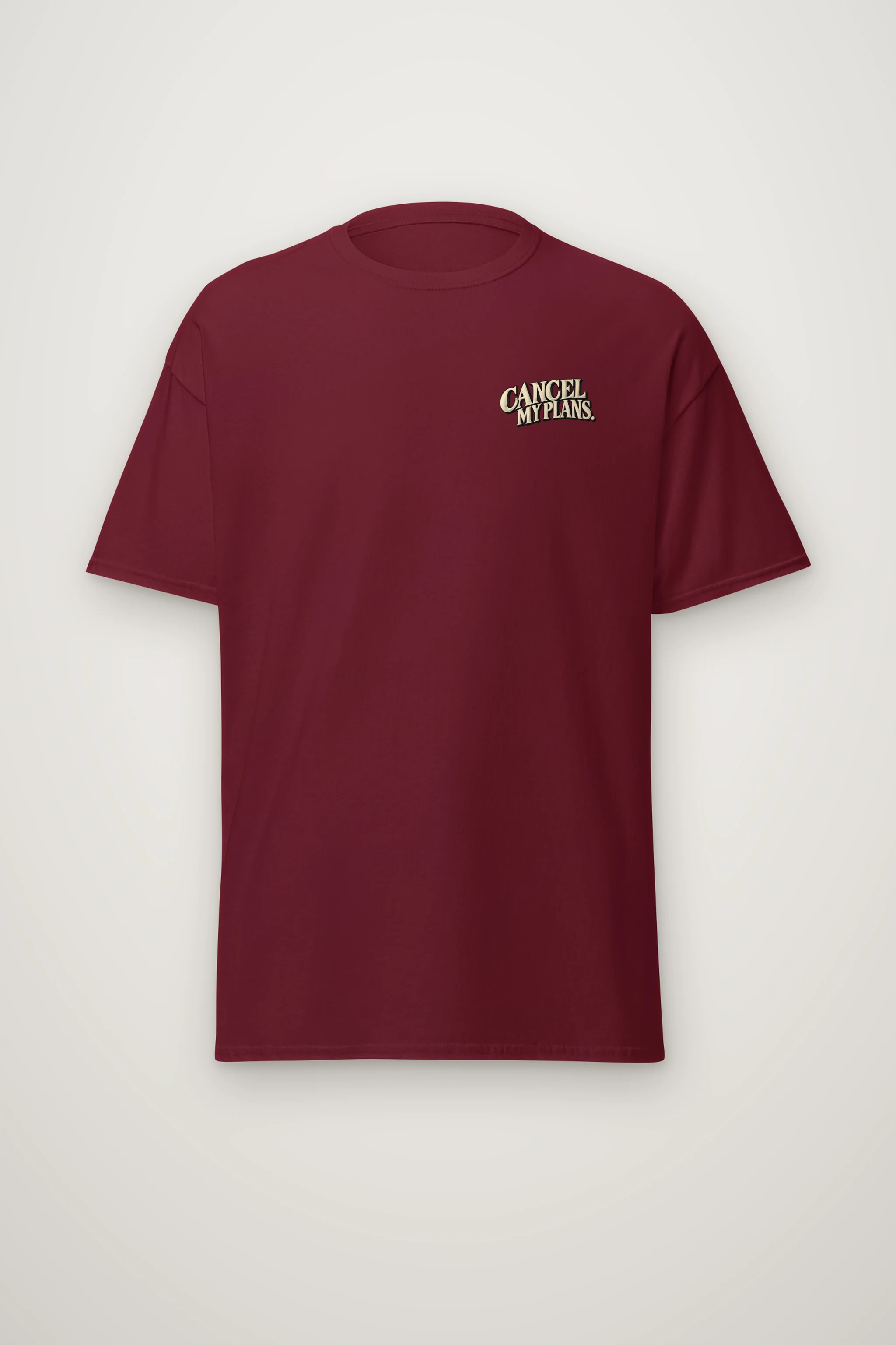 "Cancel My Plans" Heavyweight Unisex Crewneck T-shirt