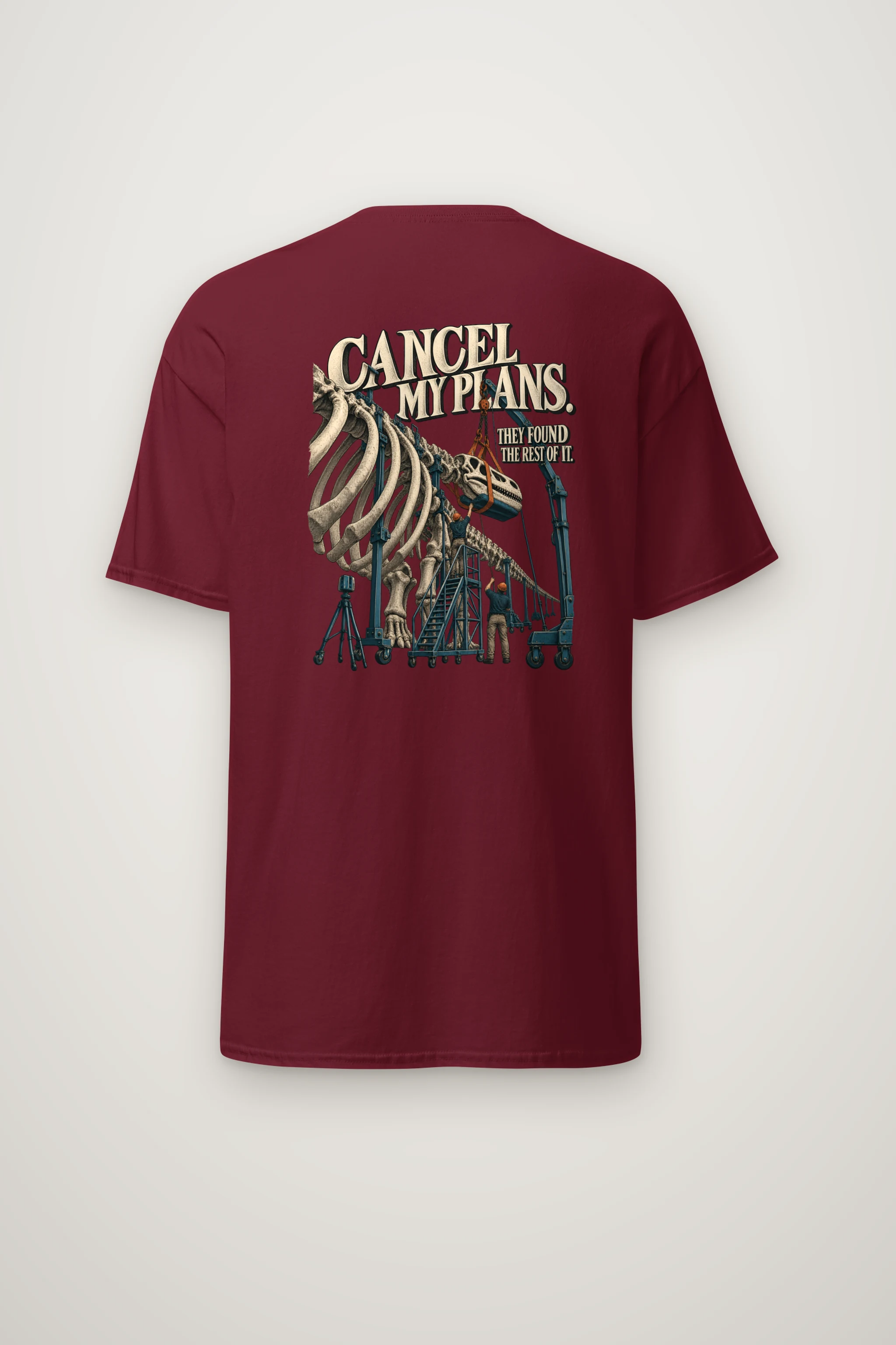 "Cancel My Plans" Heavyweight Unisex Crewneck T-shirt