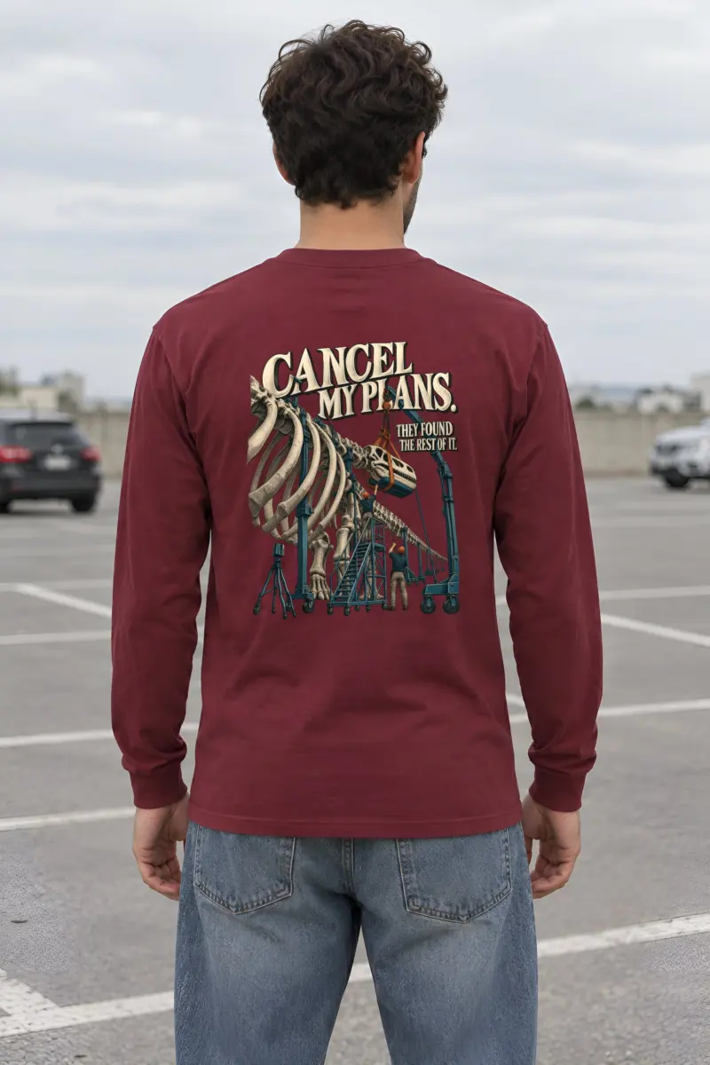 “Cancel My Plans” Unisex Longsleeve T-shirt