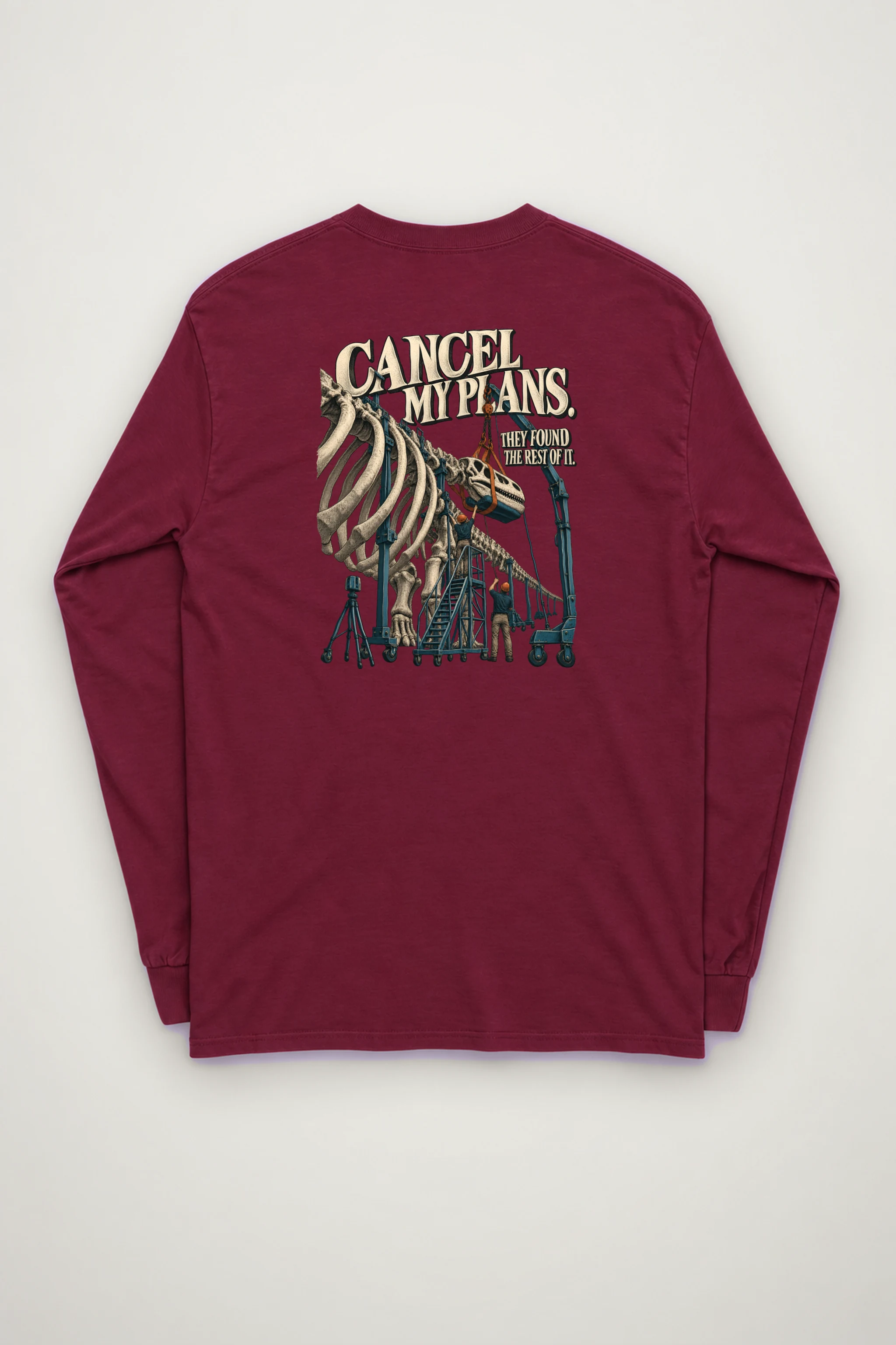 "Cancel My Plans" Unisex Longsleeve T-shirt