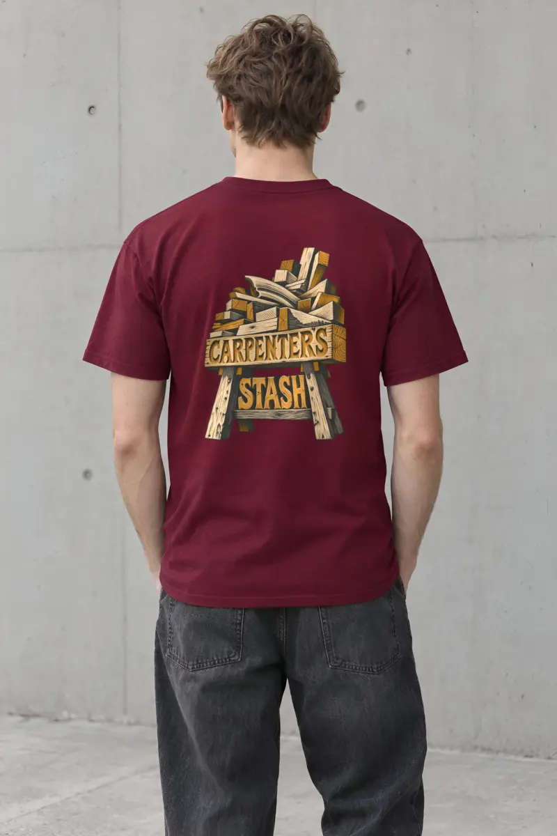 “Carpenter’s Stash” Heavyweight Unisex Crewneck T-shirt