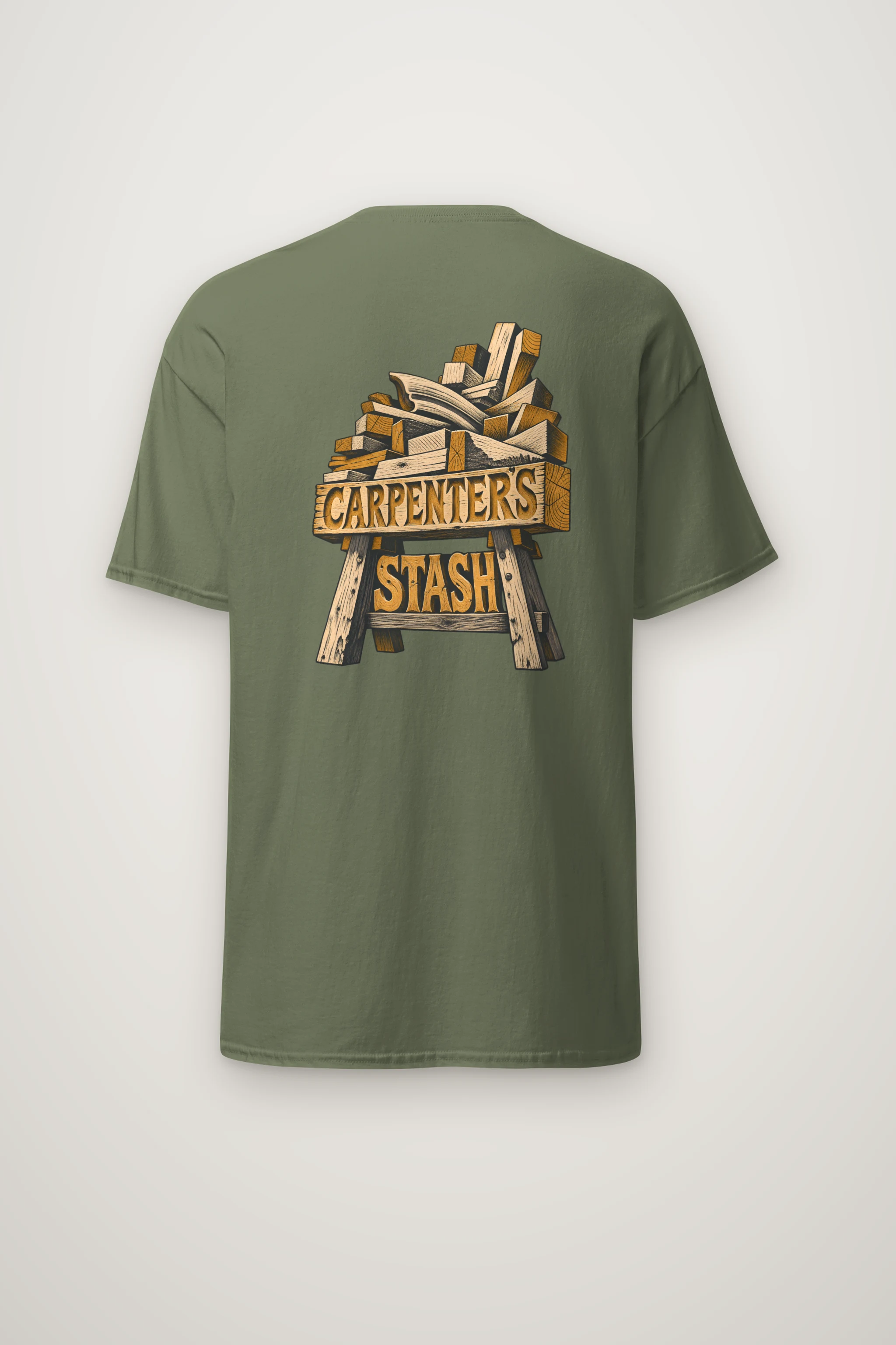 "Carpenter's Stash" Heavyweight Unisex Crewneck T-shirt