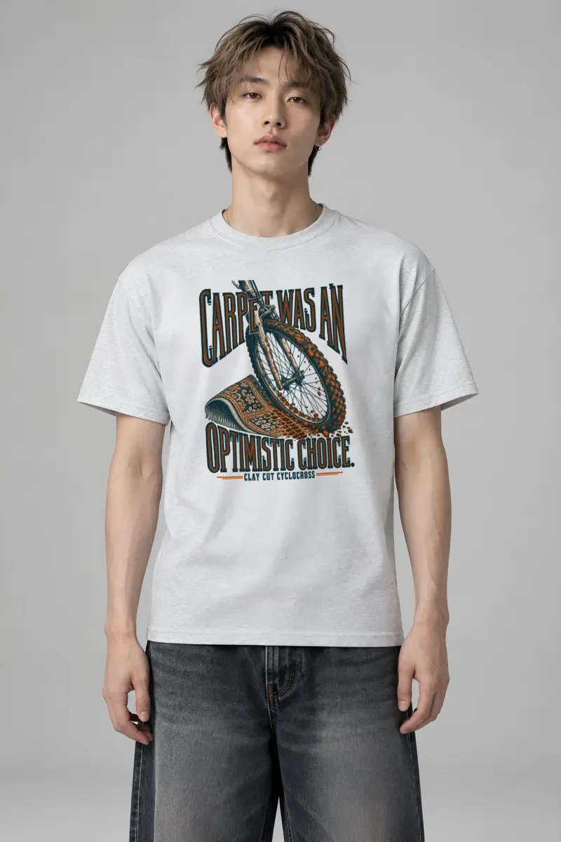 “Carpet Was an Optimistic Choice” Heavyweight Unisex Crewneck T-shirt