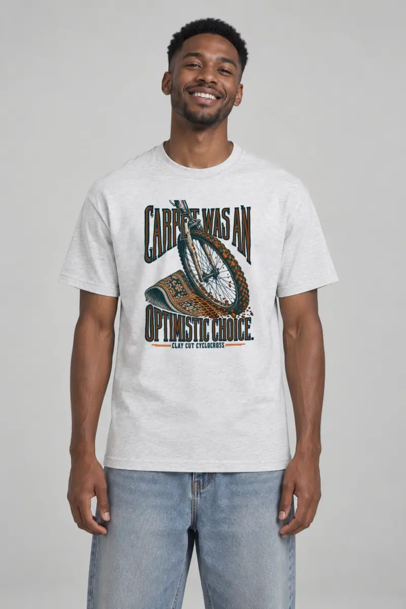 "Carpet Was an Optimistic Choice" Heavyweight Unisex Crewneck T-shirt