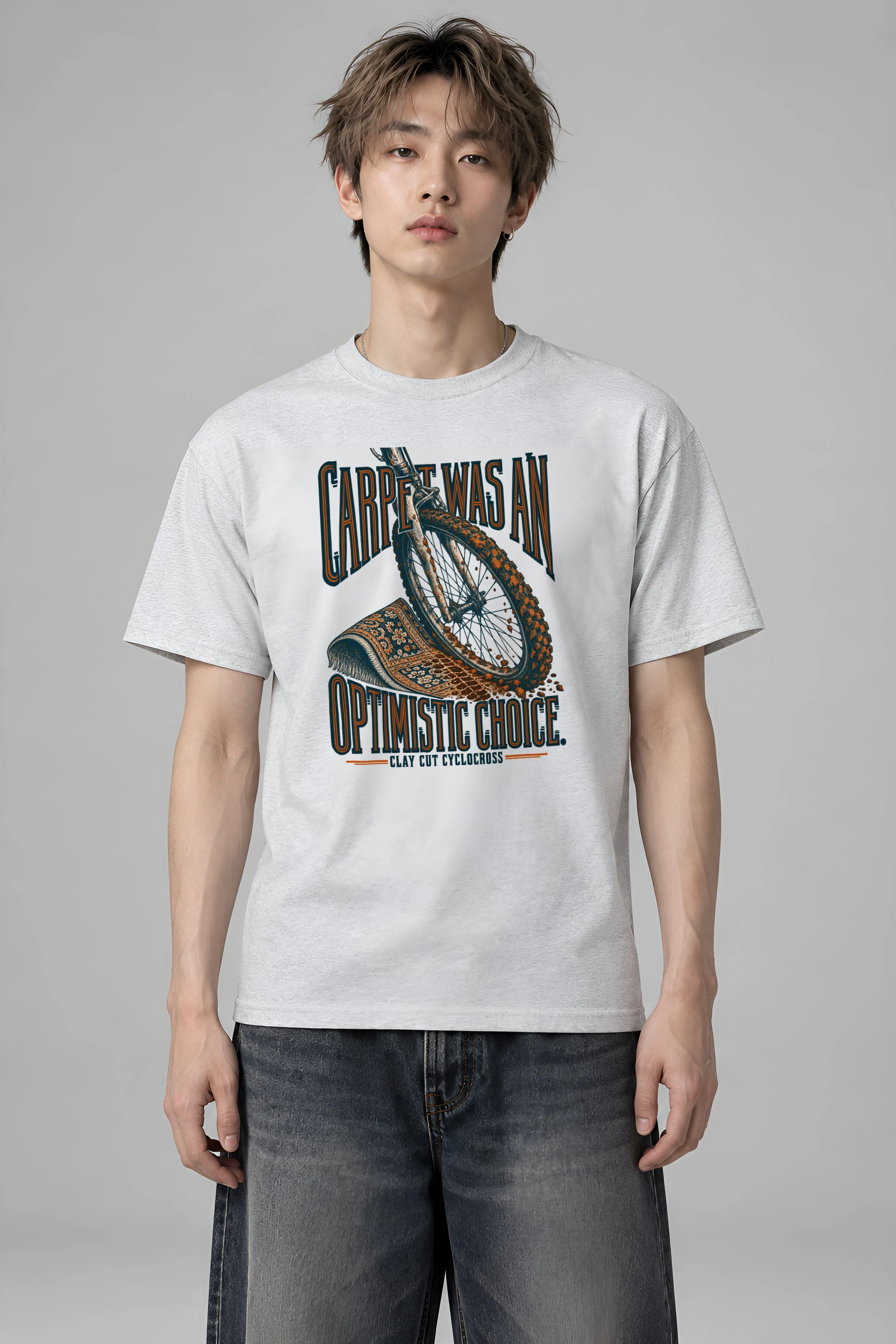 "Carpet Was an Optimistic Choice" Heavyweight Unisex Crewneck T-shirt