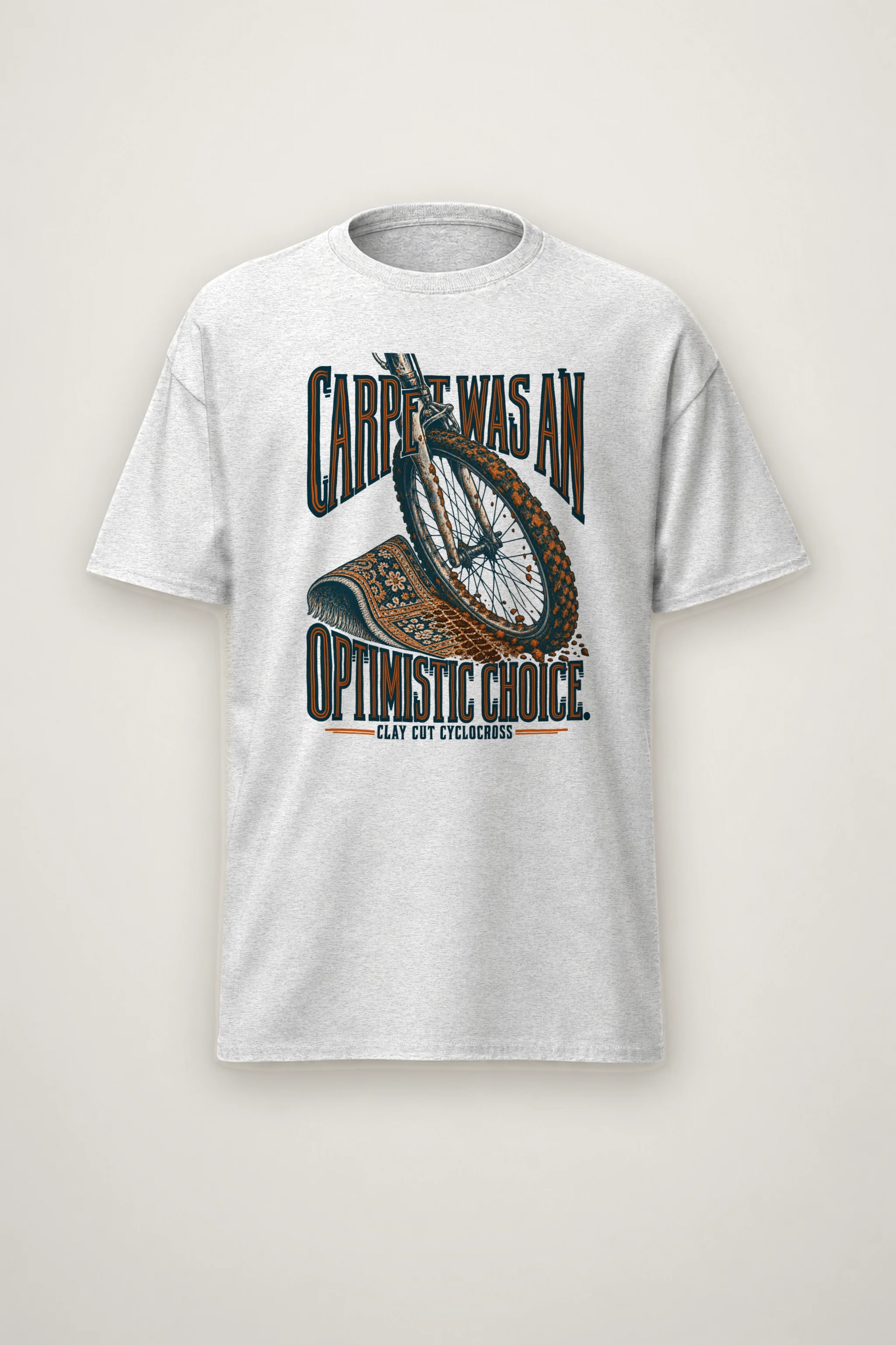 "Carpet Was an Optimistic Choice" Heavyweight Unisex Crewneck T-shirt