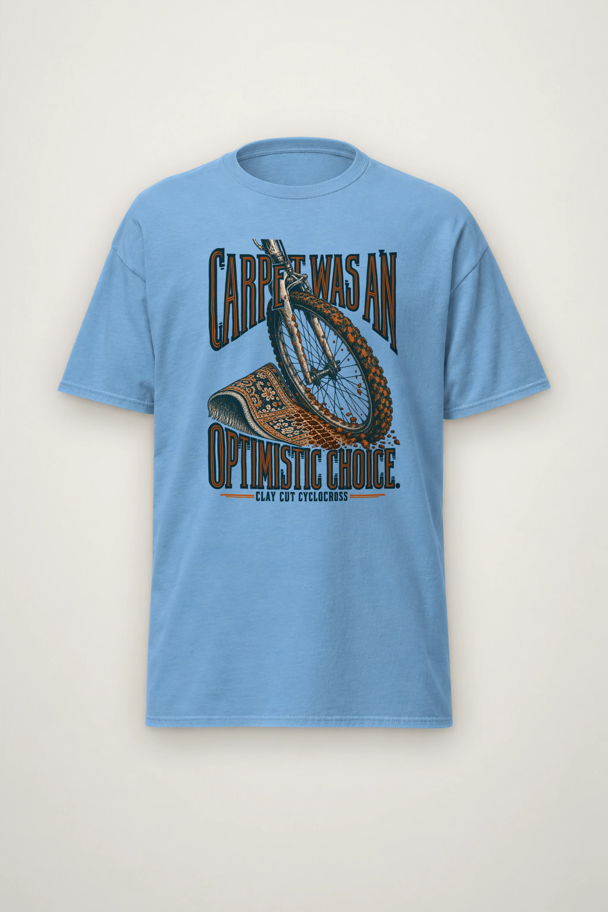 "Carpet Was an Optimistic Choice" Heavyweight Unisex Crewneck T-shirt