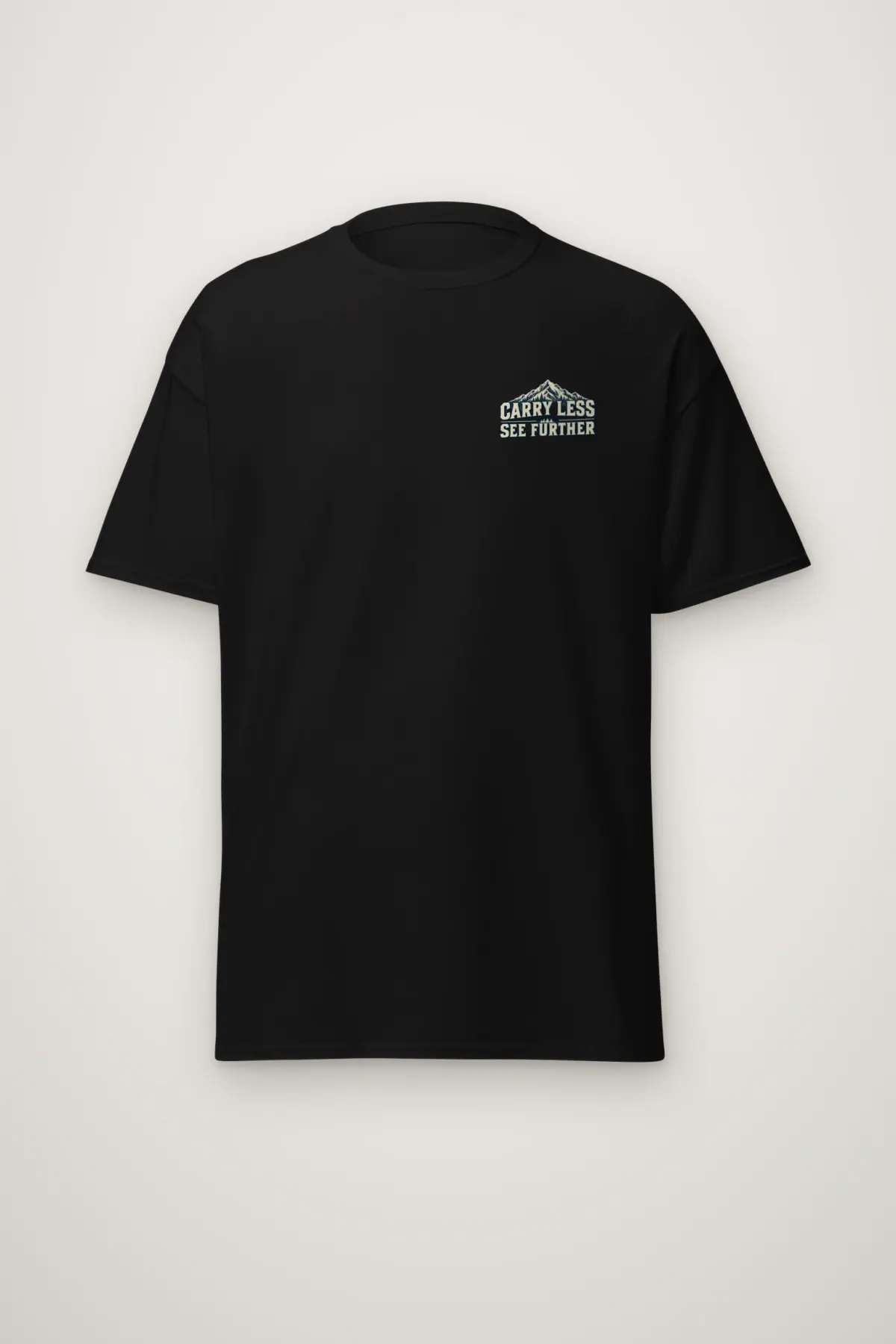 "Carry Less See Further" Heavyweight Unisex Crewneck T-shirt