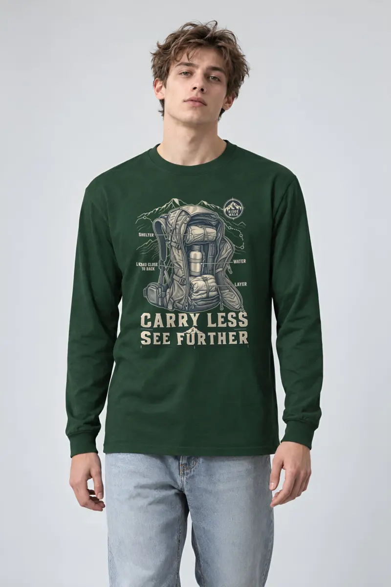 "Carry Less See Further" Unisex Longsleeve T-shirt