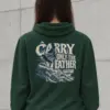 "Carry Only the Weather" Heavy Blend Unisex Pullover Hoodie