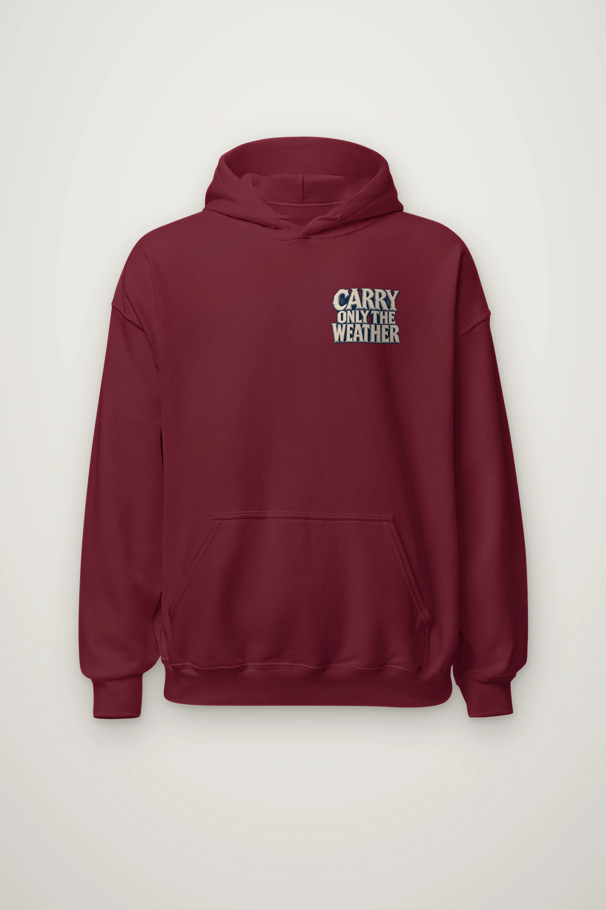 "Carry Only the Weather" Heavy Blend Unisex Pullover Hoodie