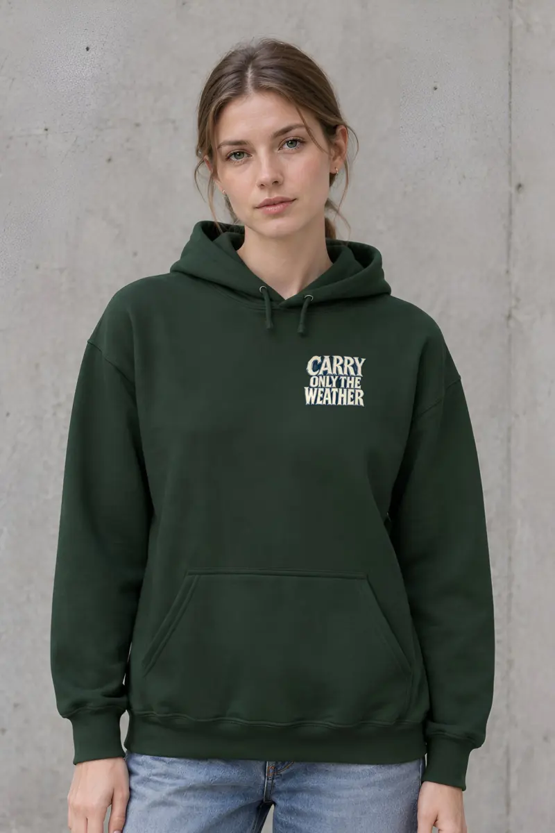 "Carry Only the Weather" Heavy Blend Unisex Pullover Hoodie