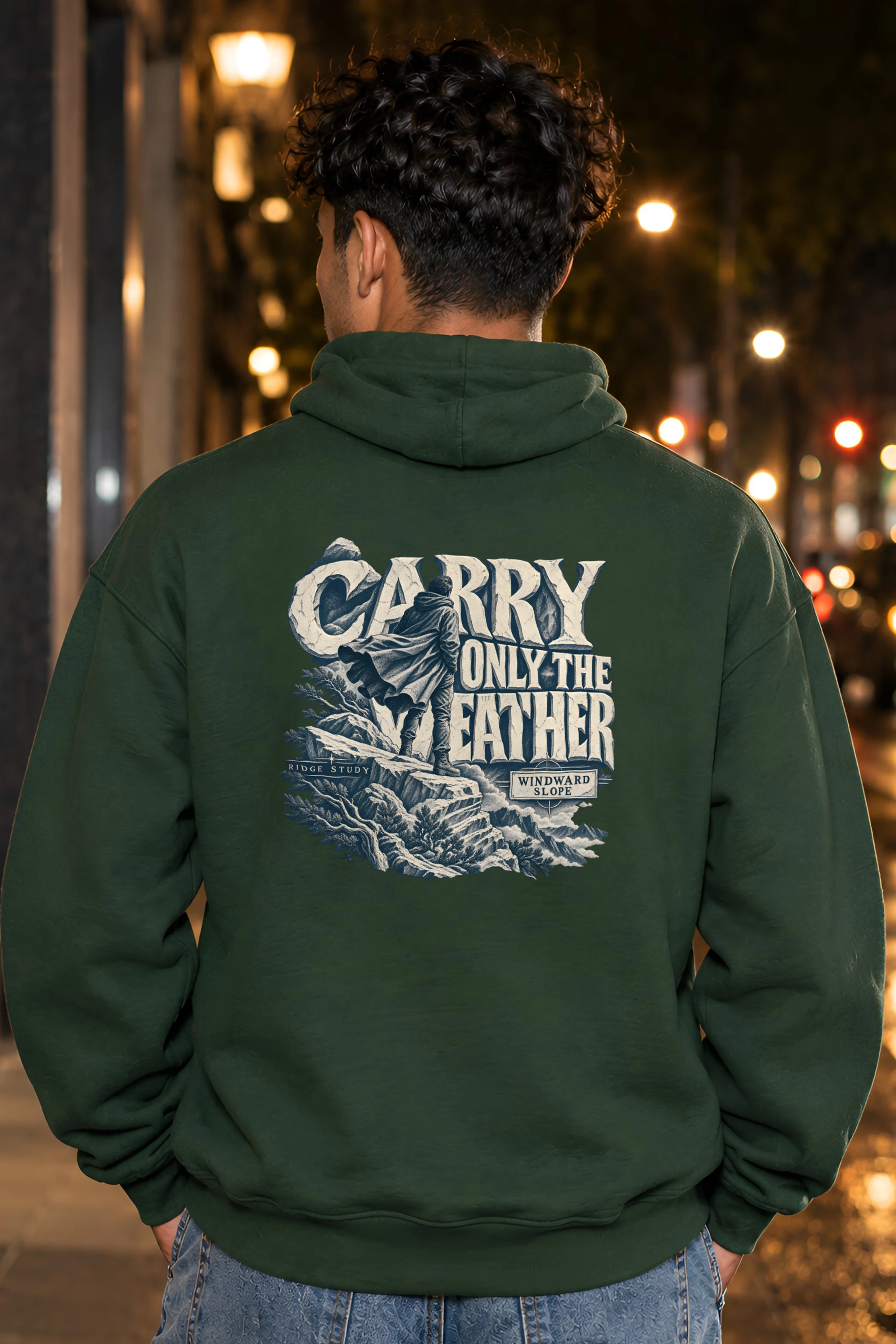 "Carry Only the Weather" Heavy Blend Unisex Pullover Hoodie