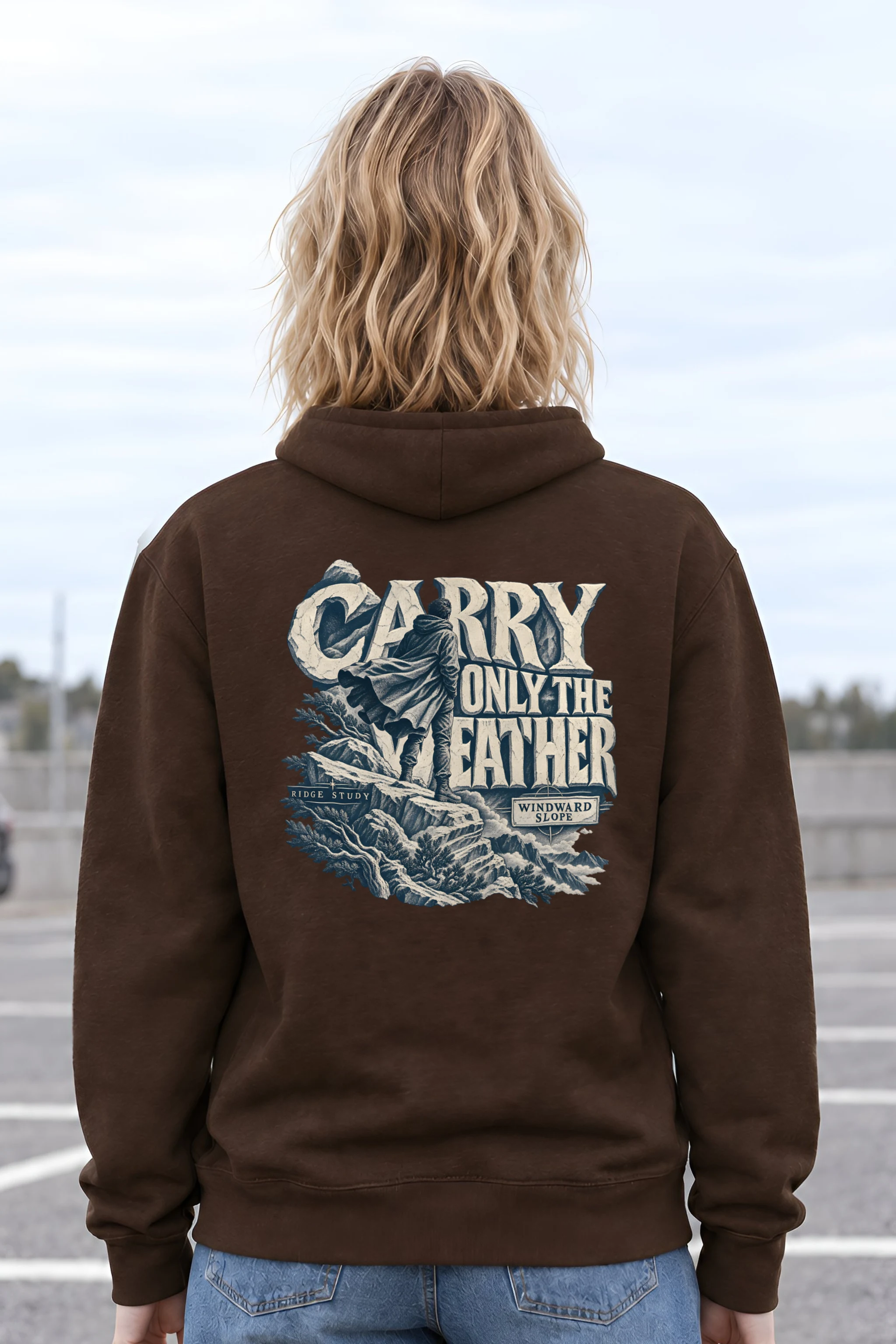 "Carry Only the Weather" Heavy Blend Unisex Pullover Hoodie