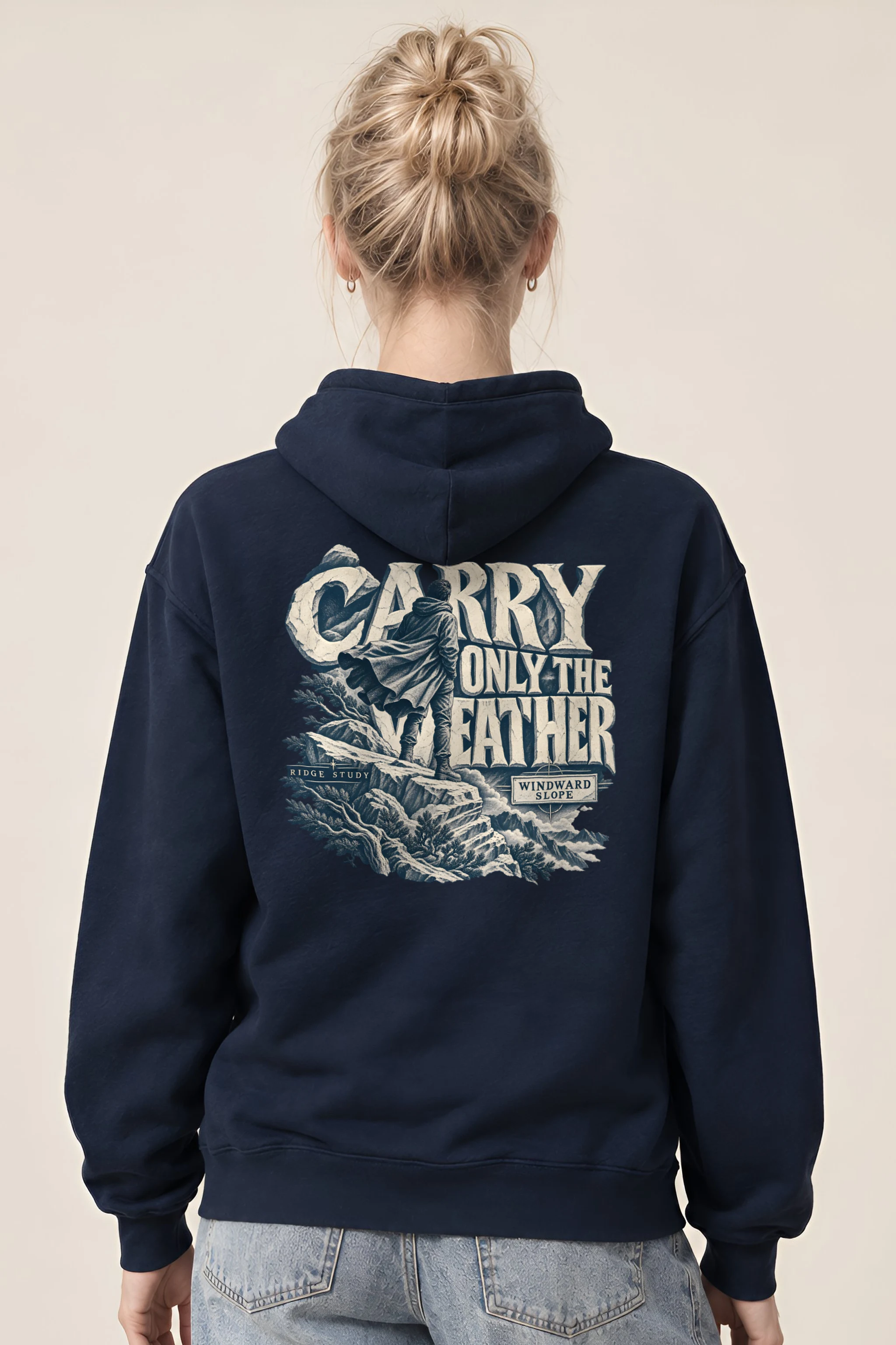 "Carry Only the Weather" Heavy Blend Unisex Pullover Hoodie