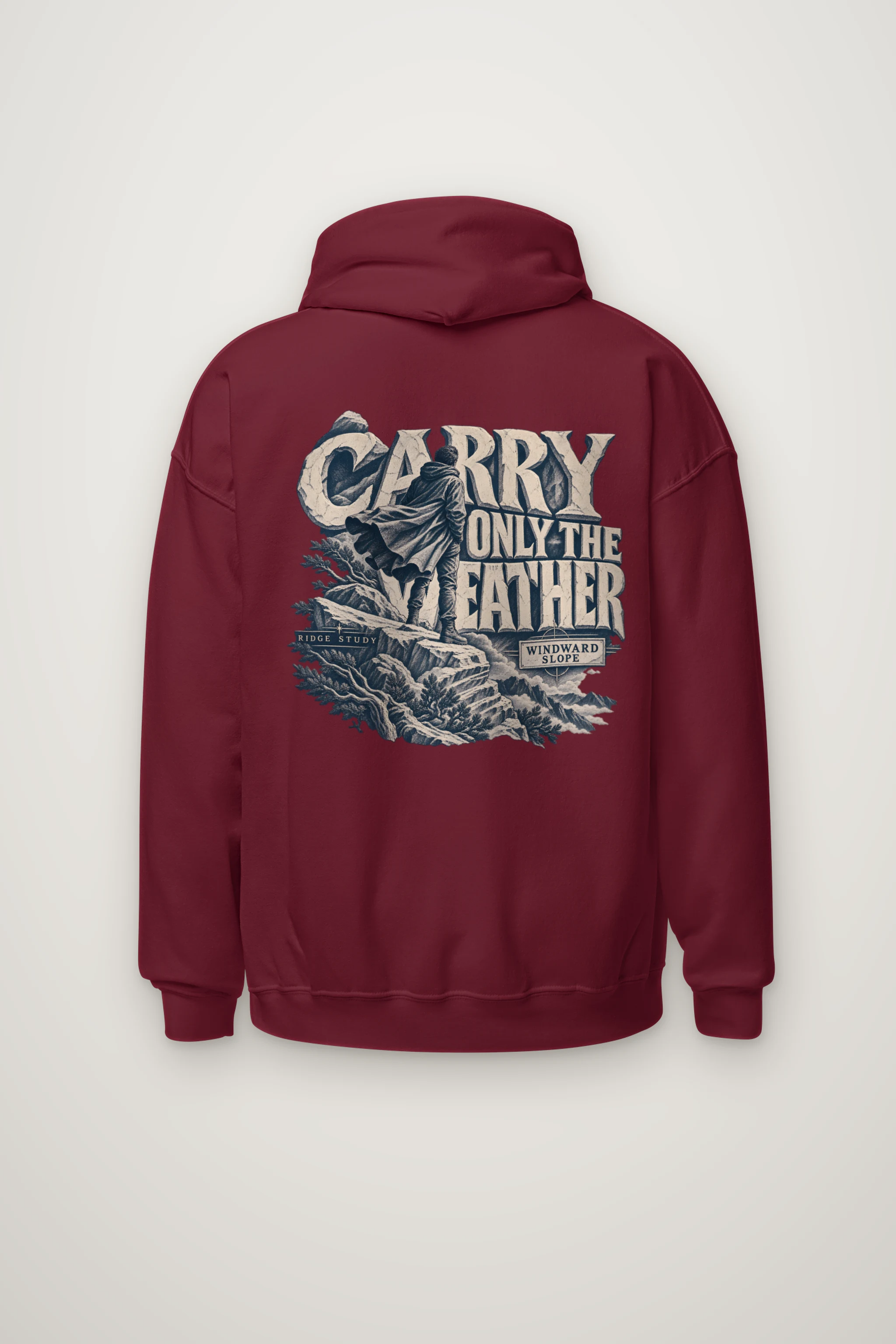 "Carry Only the Weather" Heavy Blend Unisex Pullover Hoodie