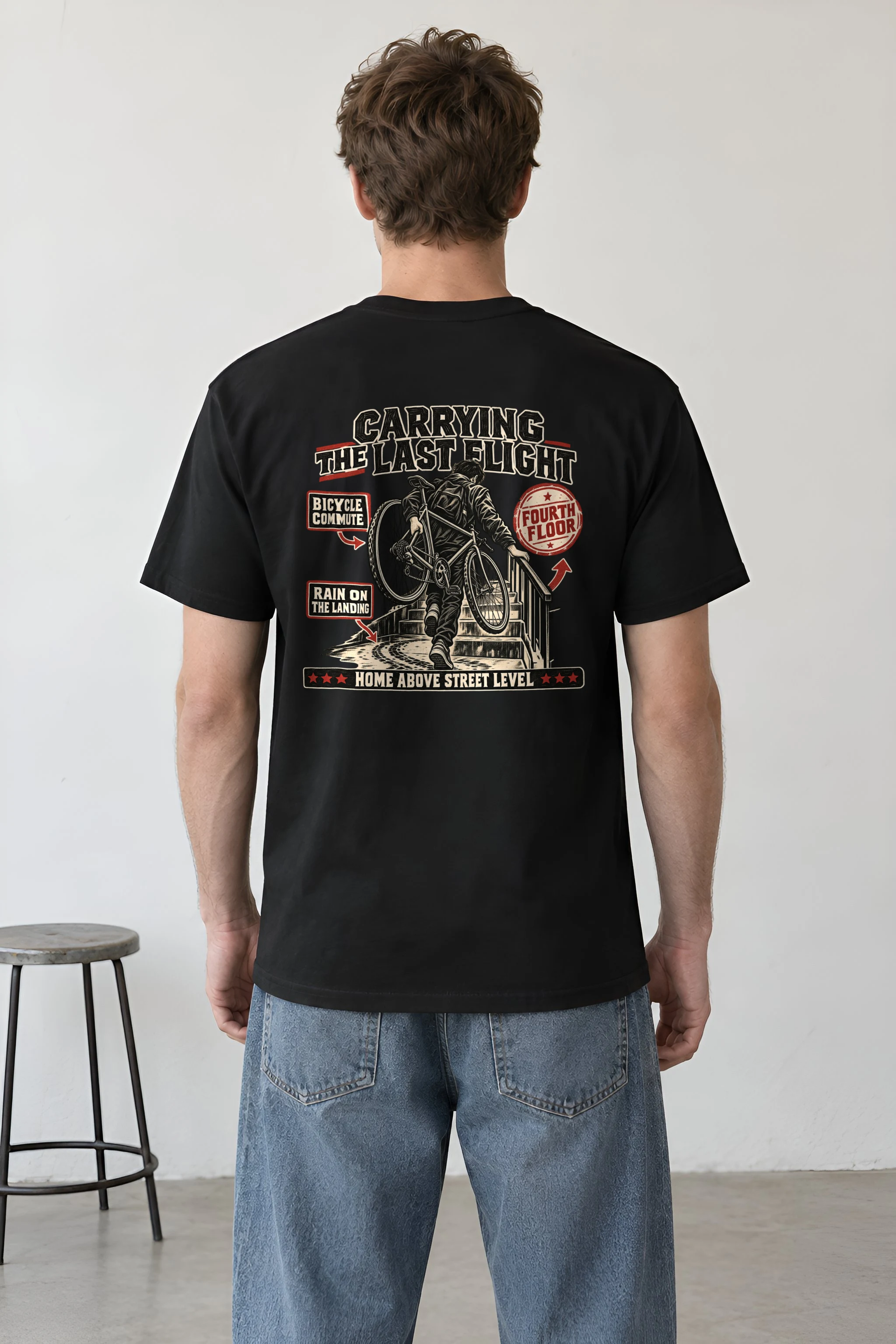 "Carrying the Last Flight" Heavyweight Unisex Crewneck T-shirt