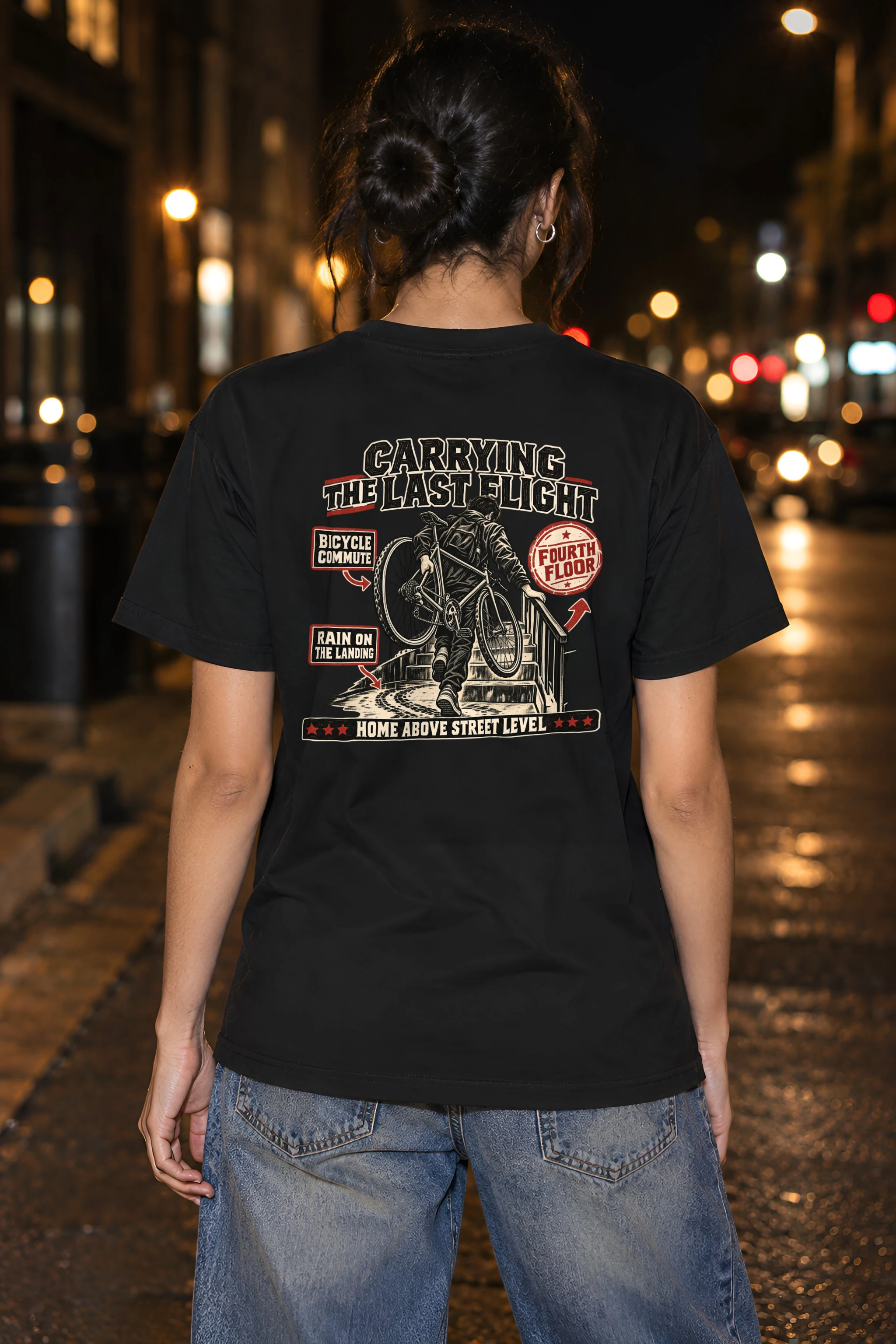 "Carrying the Last Flight" Heavyweight Unisex Crewneck T-shirt