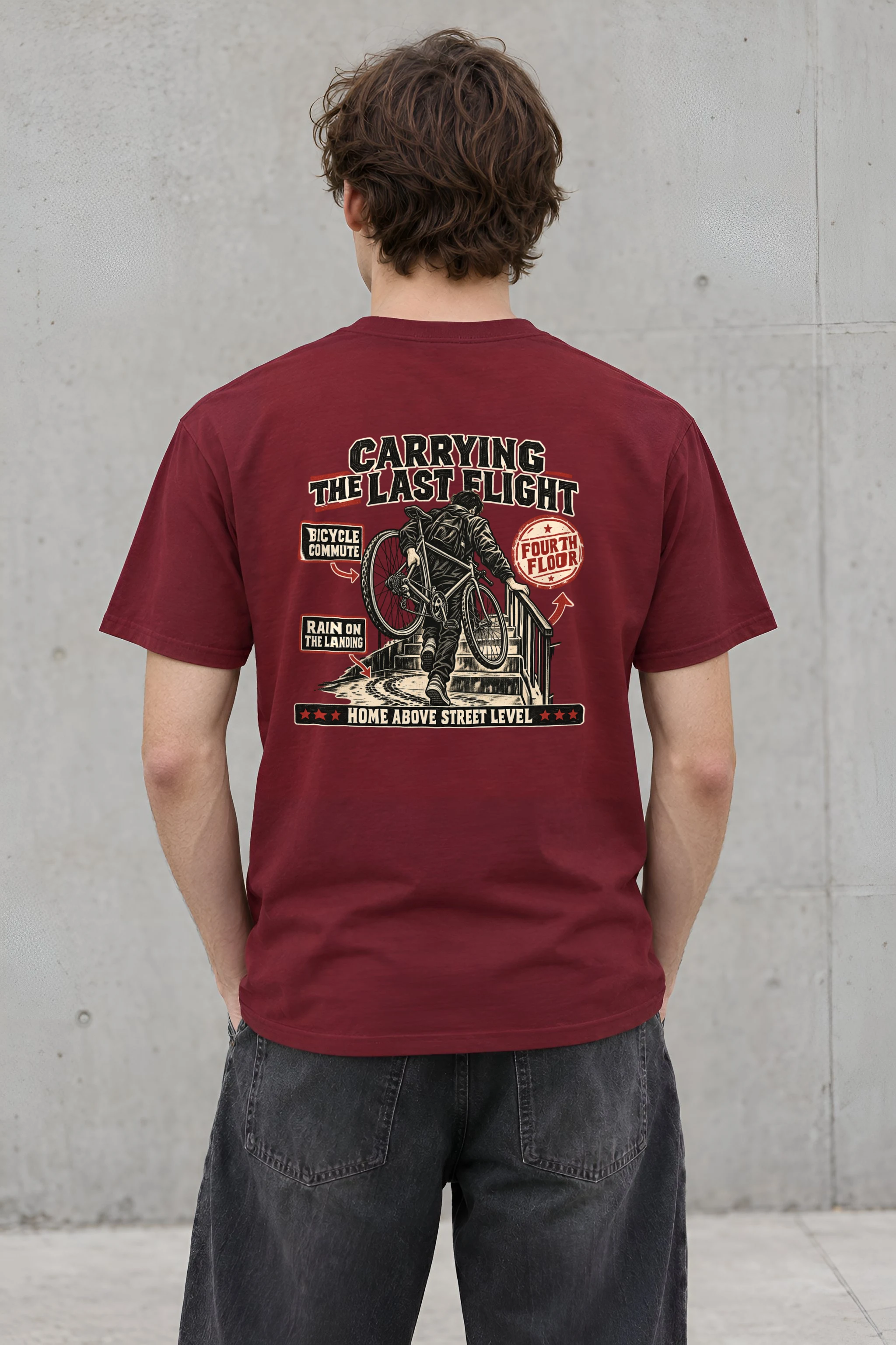 "Carrying the Last Flight" Heavyweight Unisex Crewneck T-shirt